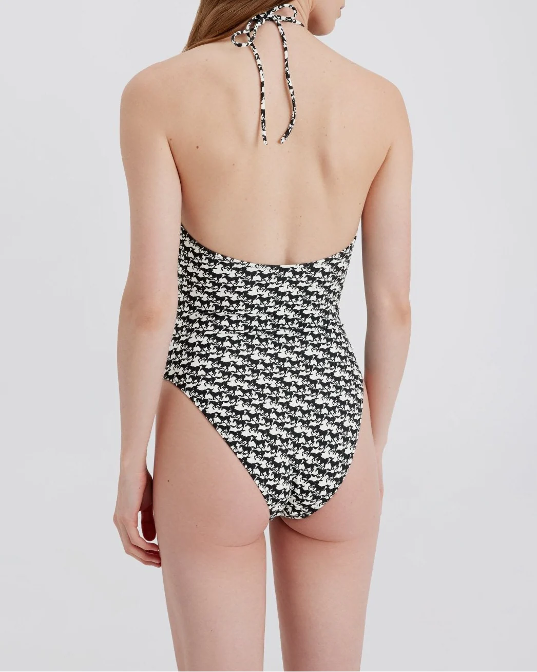 Mina One Piece | Horse Print Noir - Image 2