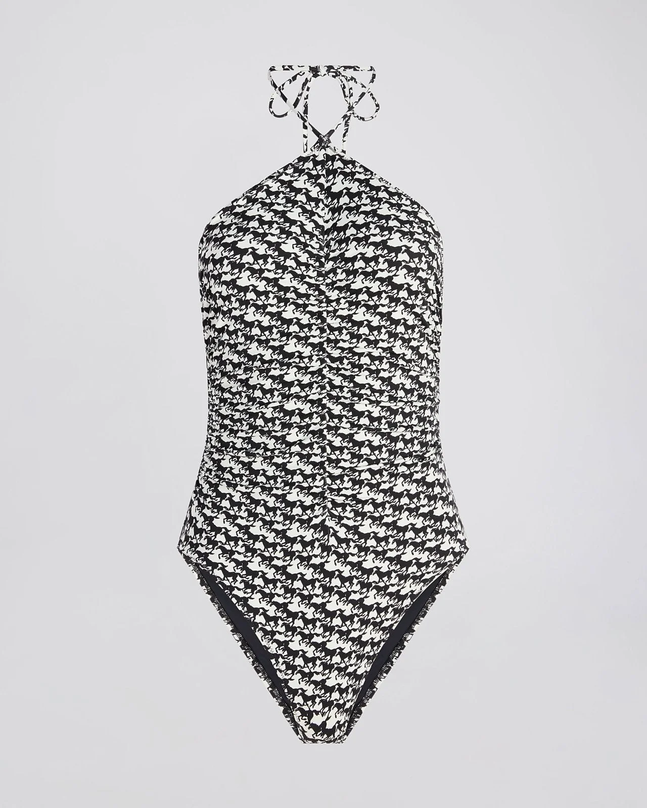 Mina One Piece | Horse Print Noir - Image 5