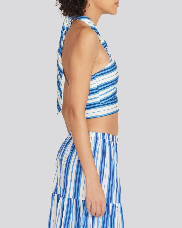 Naomi Top | Marina Blue Stripe - Image 3
