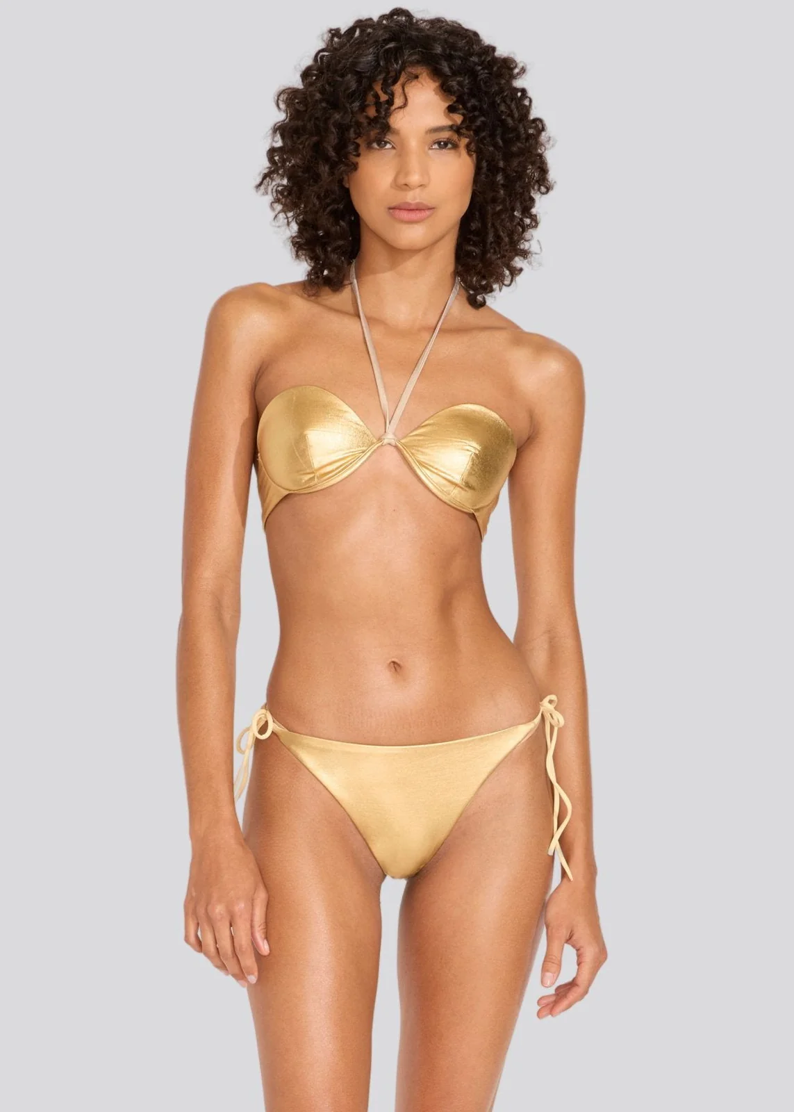 Pia Bikini Top | Gold