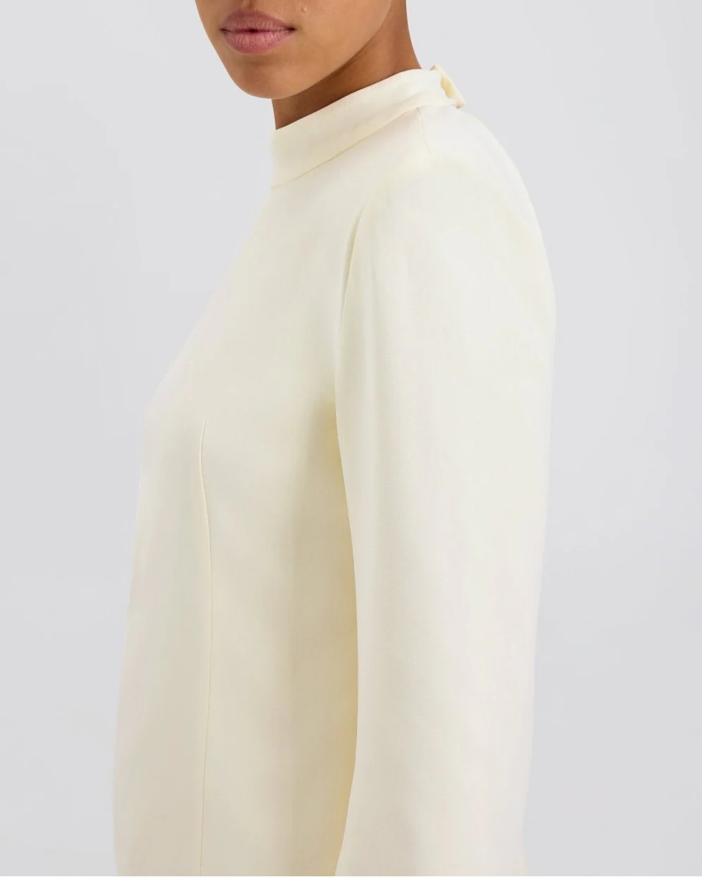 Ronit Long Sleeve Top | Ecru - Image 3