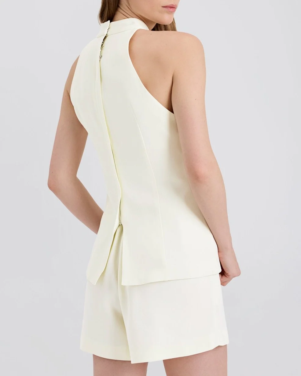 Ronit Sleeveless Top | Ecru - Image 2