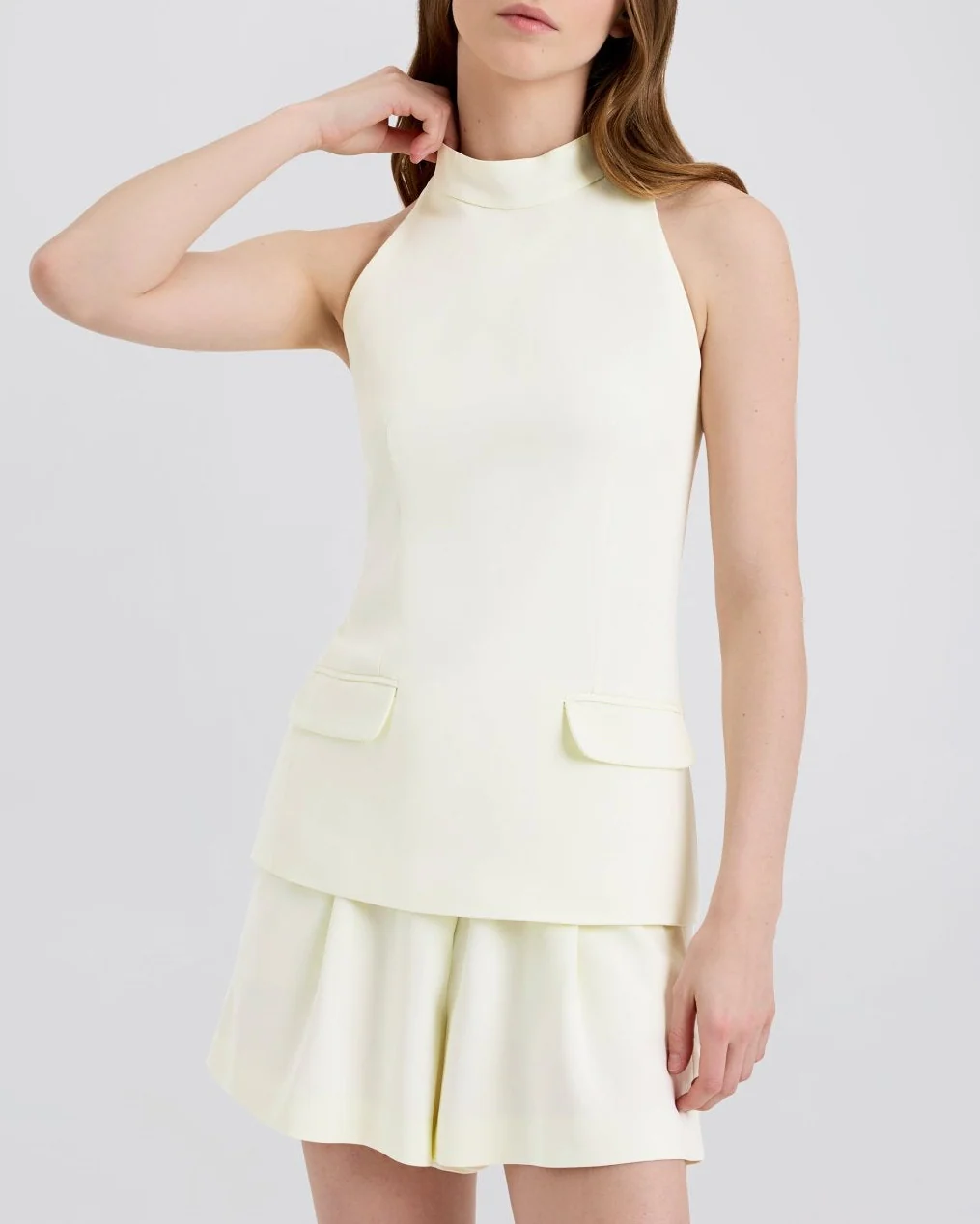 Ronit Sleeveless Top | Ecru - Image 3