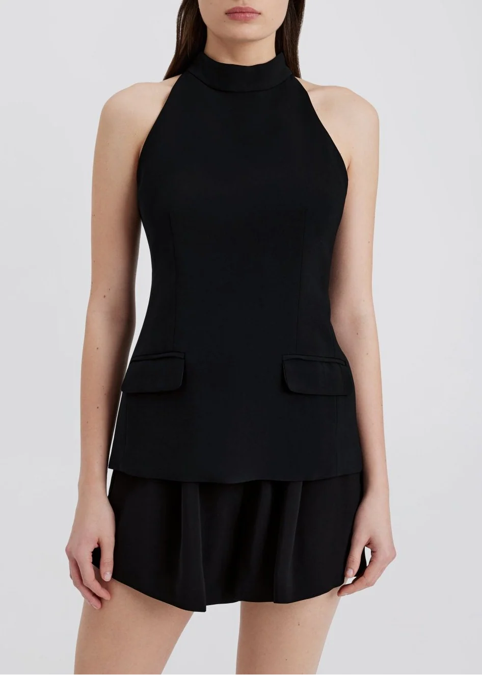 Ronit Sleeveless Top | Noir