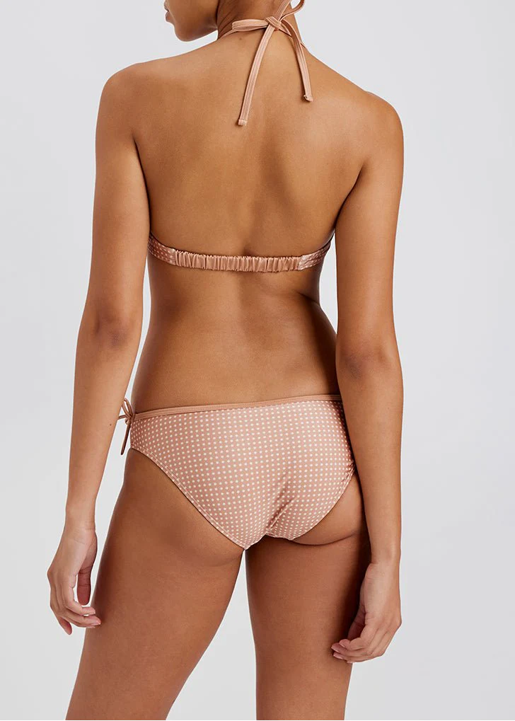 Sydney Bikini Bottom | Baby Polkadot Taupe