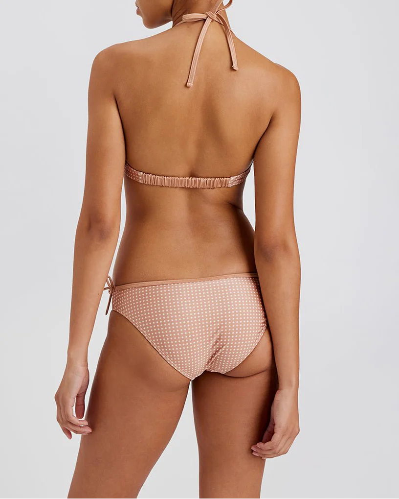 Sydney Bikini Top | Baby Polkadot Taupe - Image 3