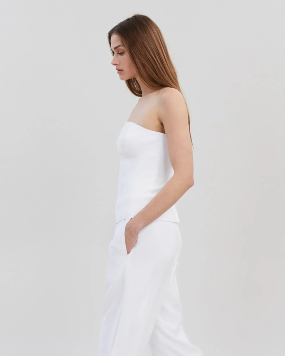Tori Tube Top | Optic White - Image 4
