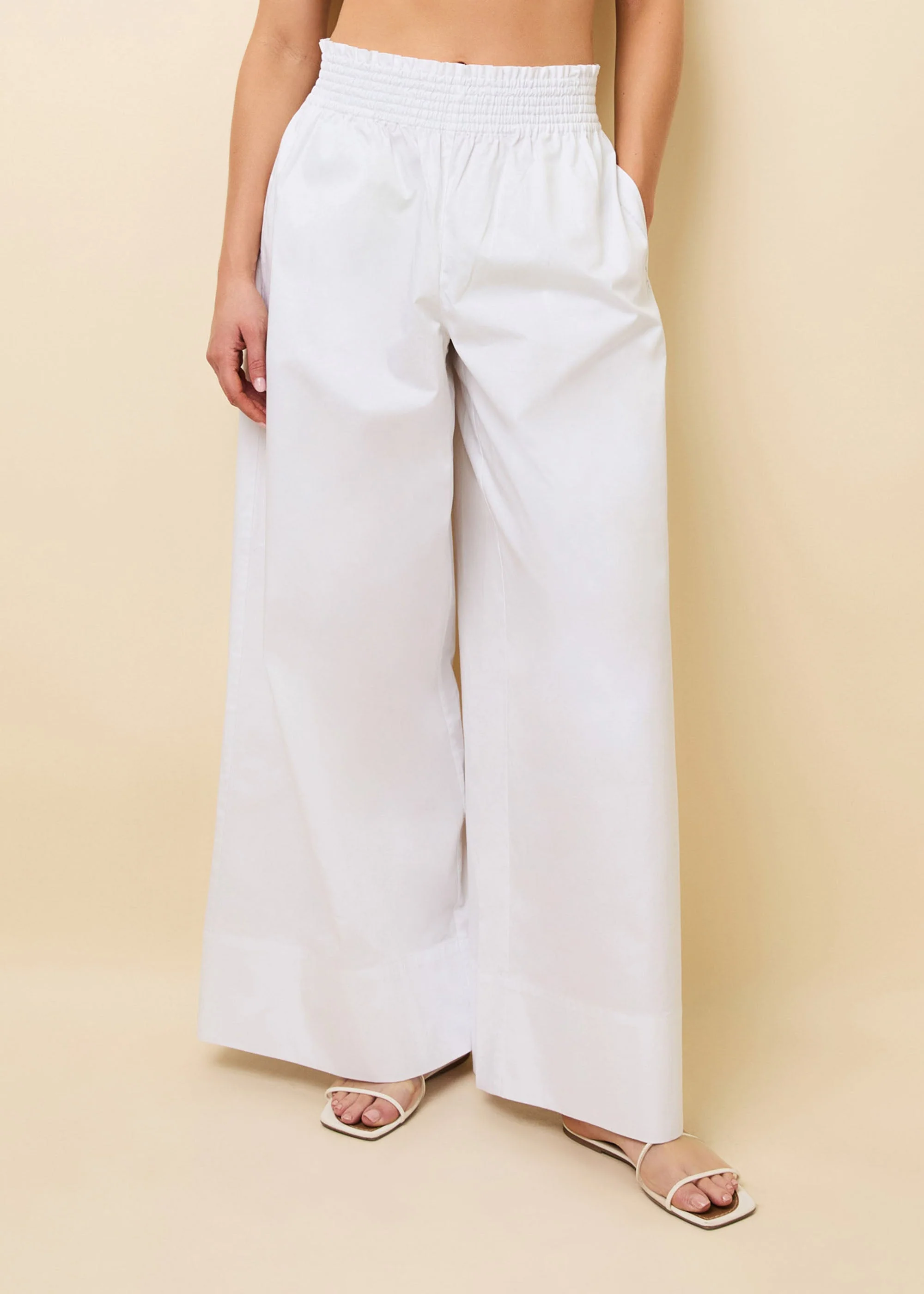 Twyla Pant | Optic White