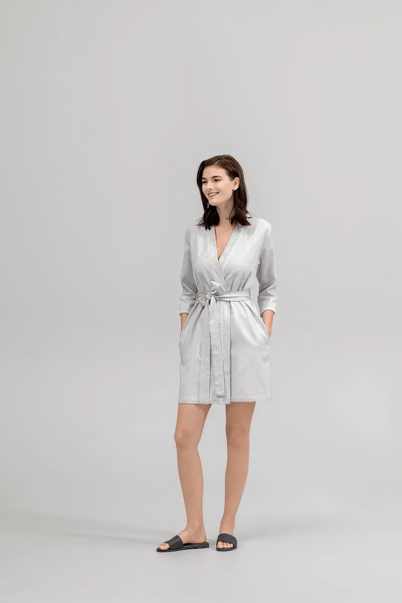 Bathrobe - Doris | Grey - Image 2