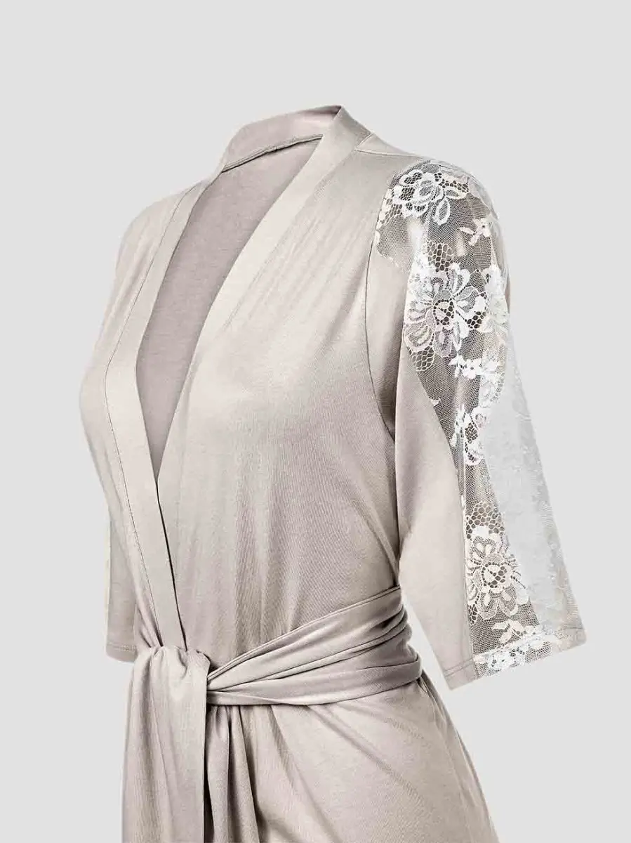 Bathrobe - Estelle | Light Grey - Image 2