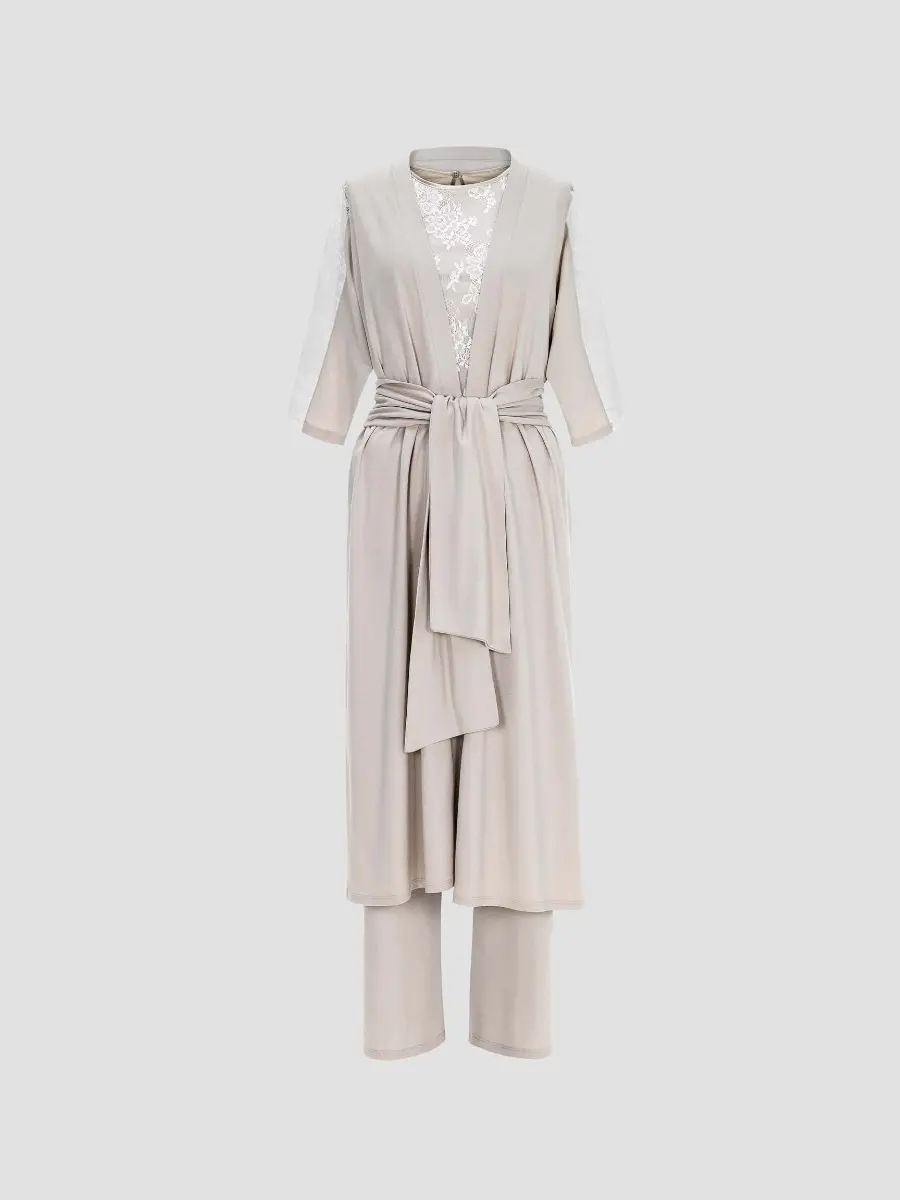 Bathrobe - Estelle | Light Grey - Image 3