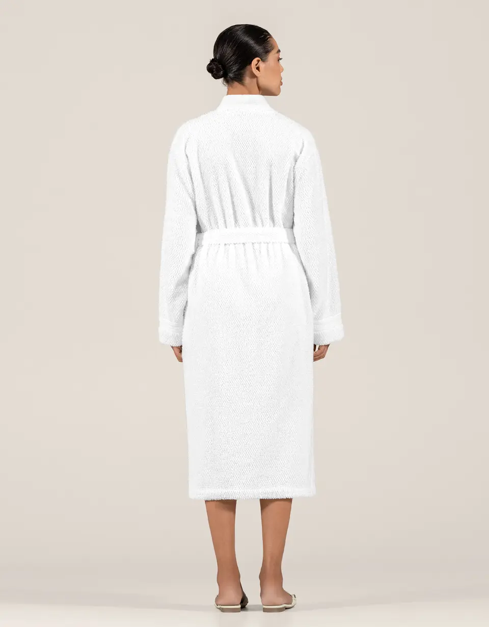 Bathrobe - Miel | White - Image 4