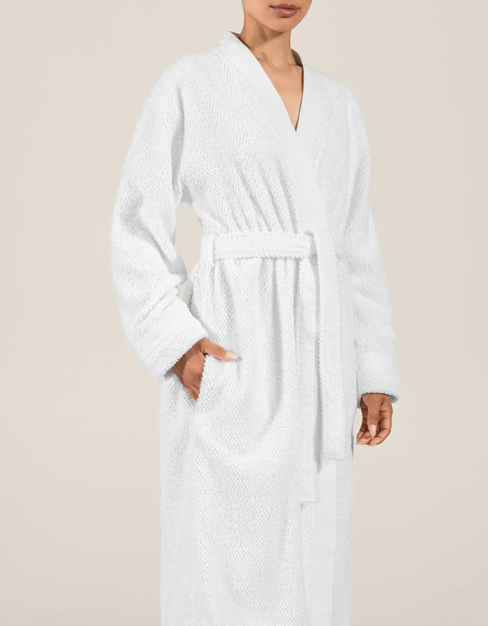 Bathrobe - Miel | White - Image 5