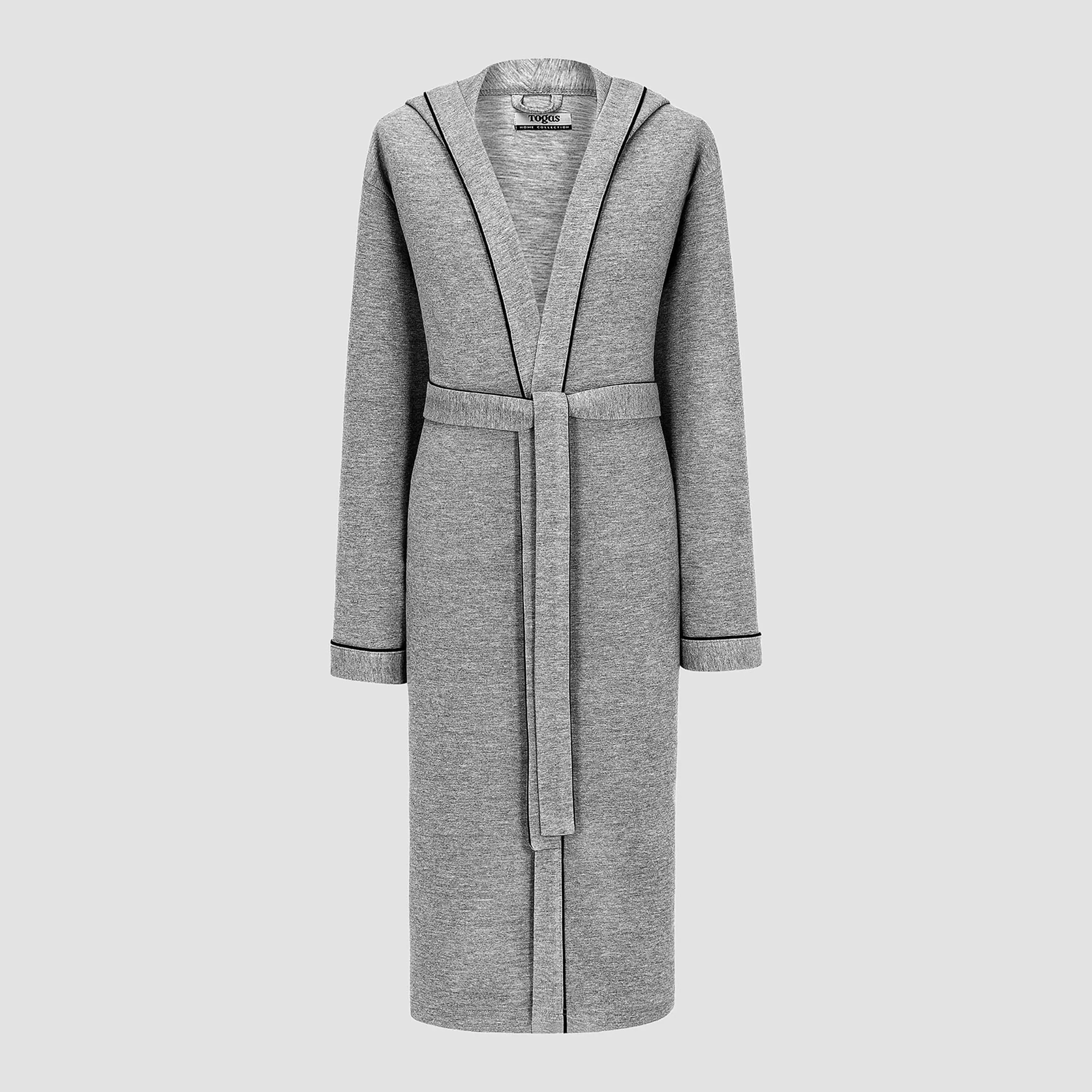 Bathrobe - Oliver | Grey/Black