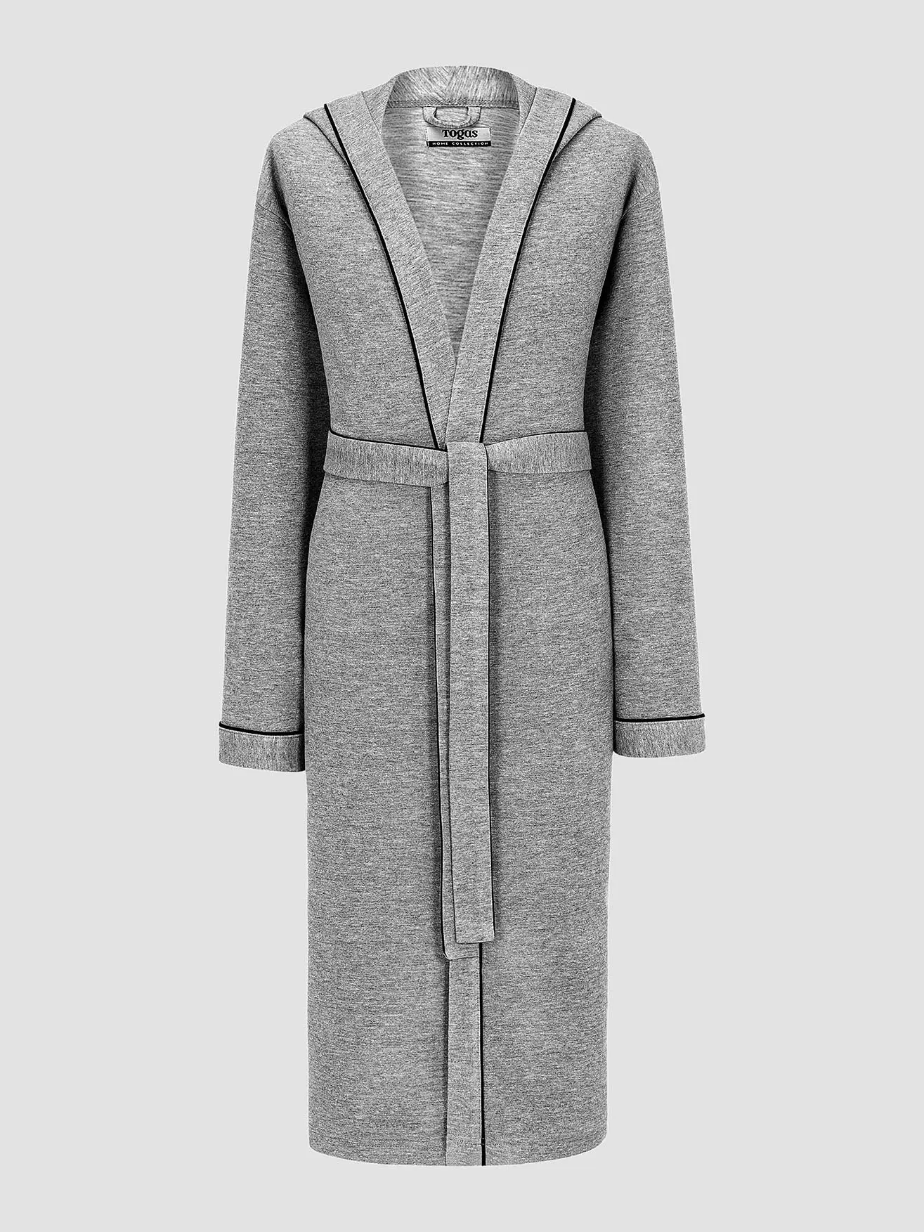 Bathrobe - Oliver | Grey/Black - Image 2