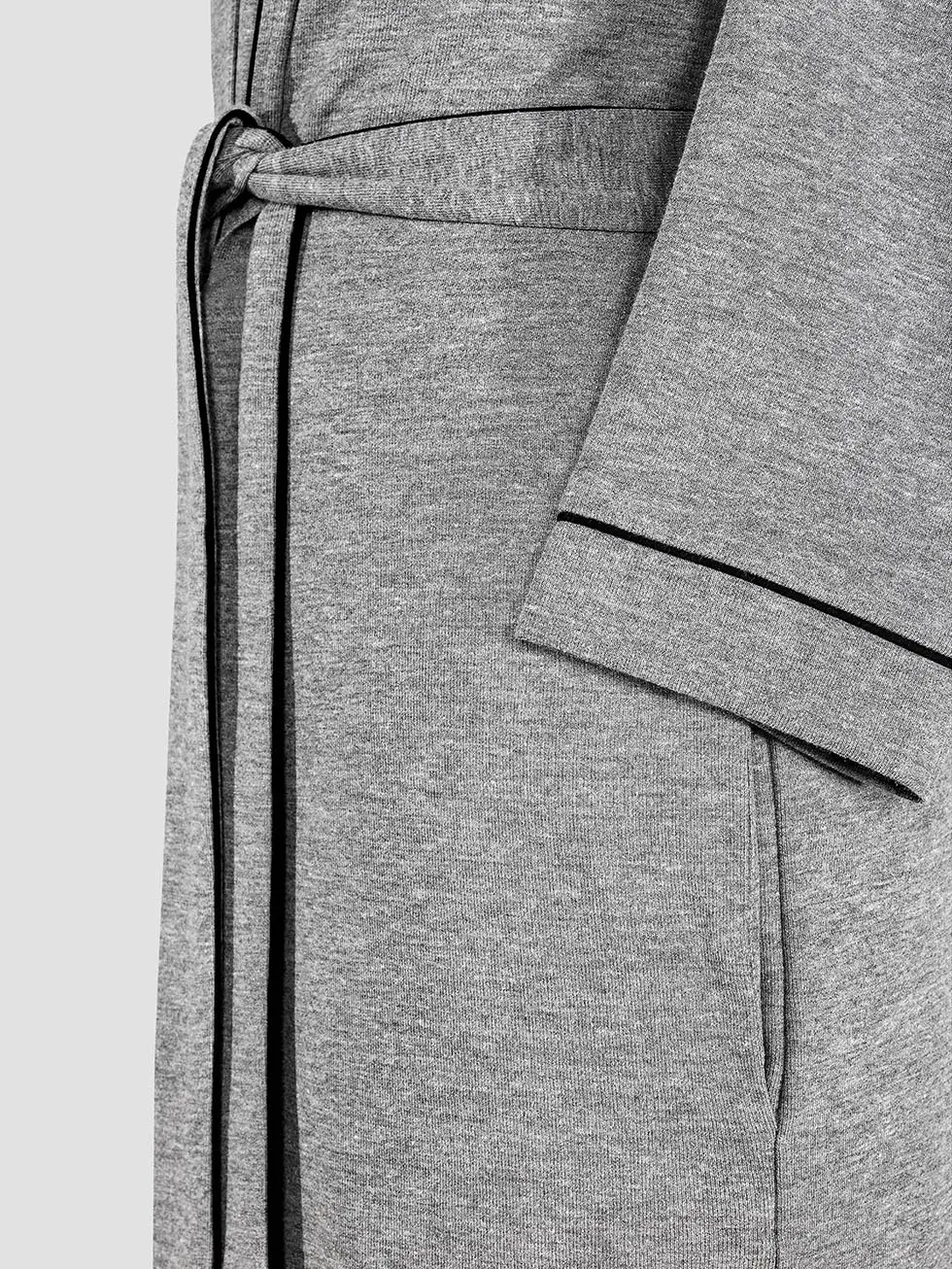 Bathrobe - Oliver | Grey/Black - Image 4