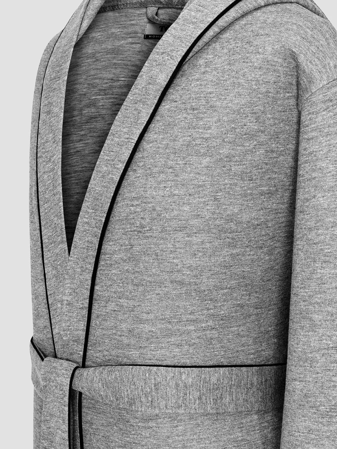 Bathrobe - Oliver | Grey/Black - Image 5
