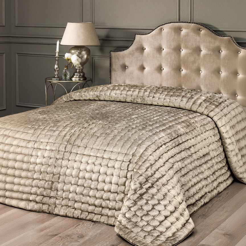 Bedspread - Henry | Grey | 95" x 102"