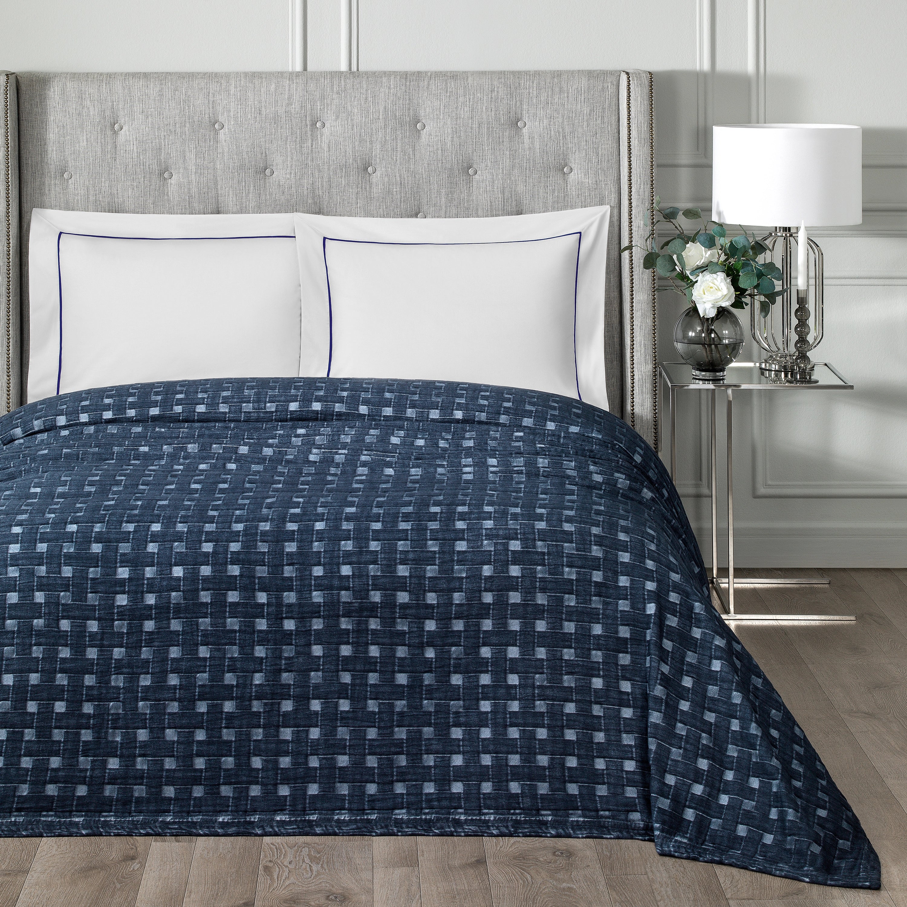 Bedspread - Magellan | Blue | 59" x 79"