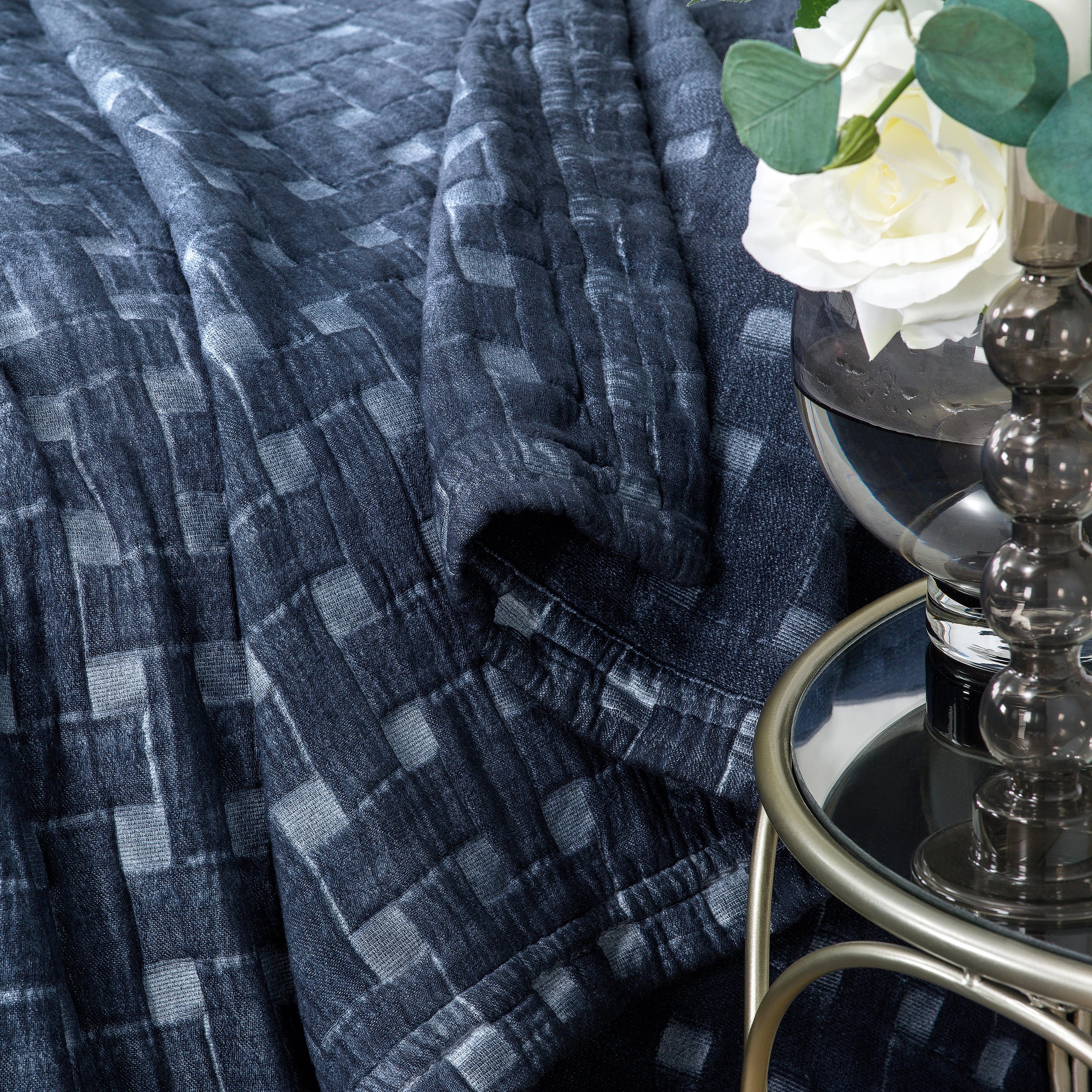 Bedspread - Magellan | Blue | 59" x 79" - Image 4