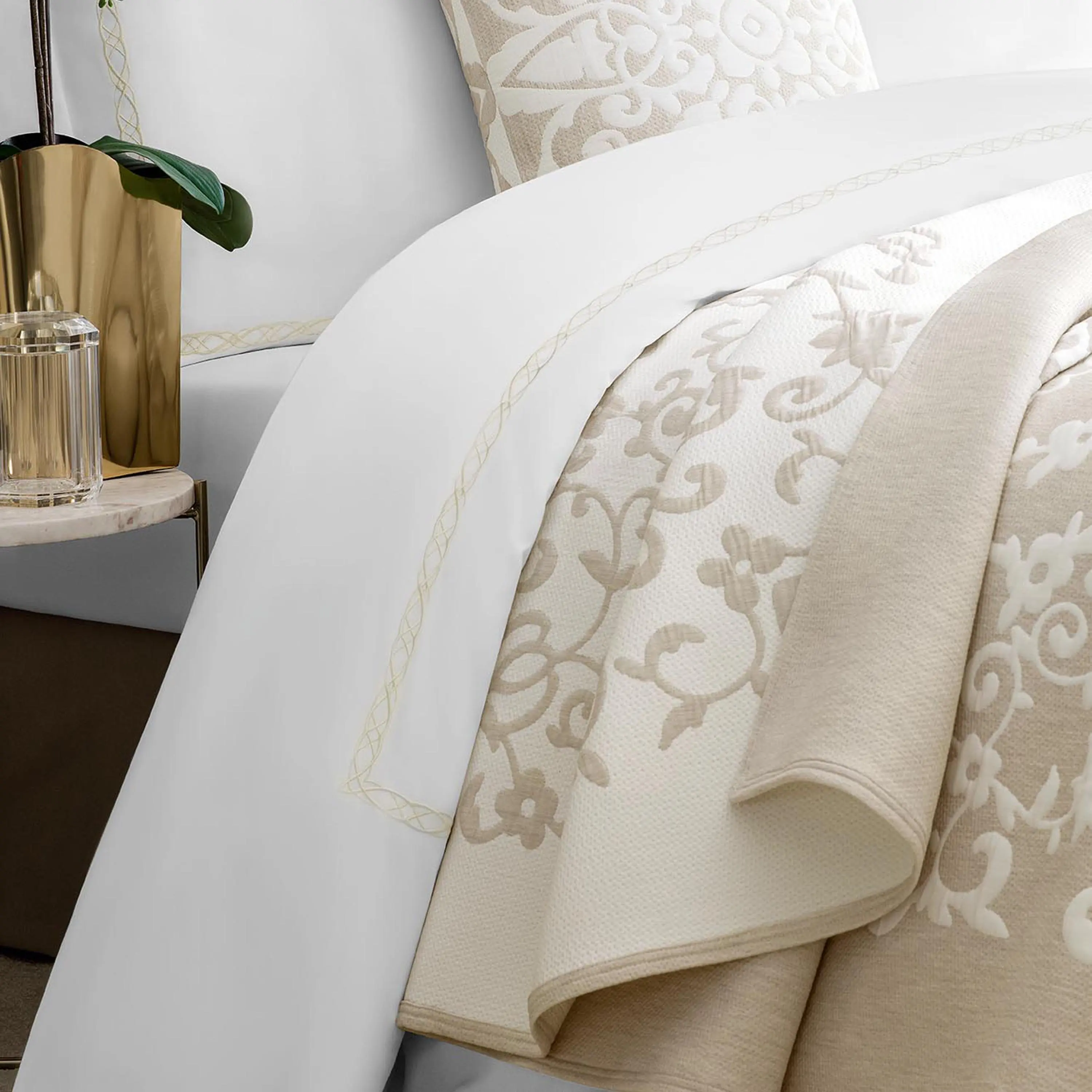 Bedspread - Monte | Beige | 92" x 102" - Image 3