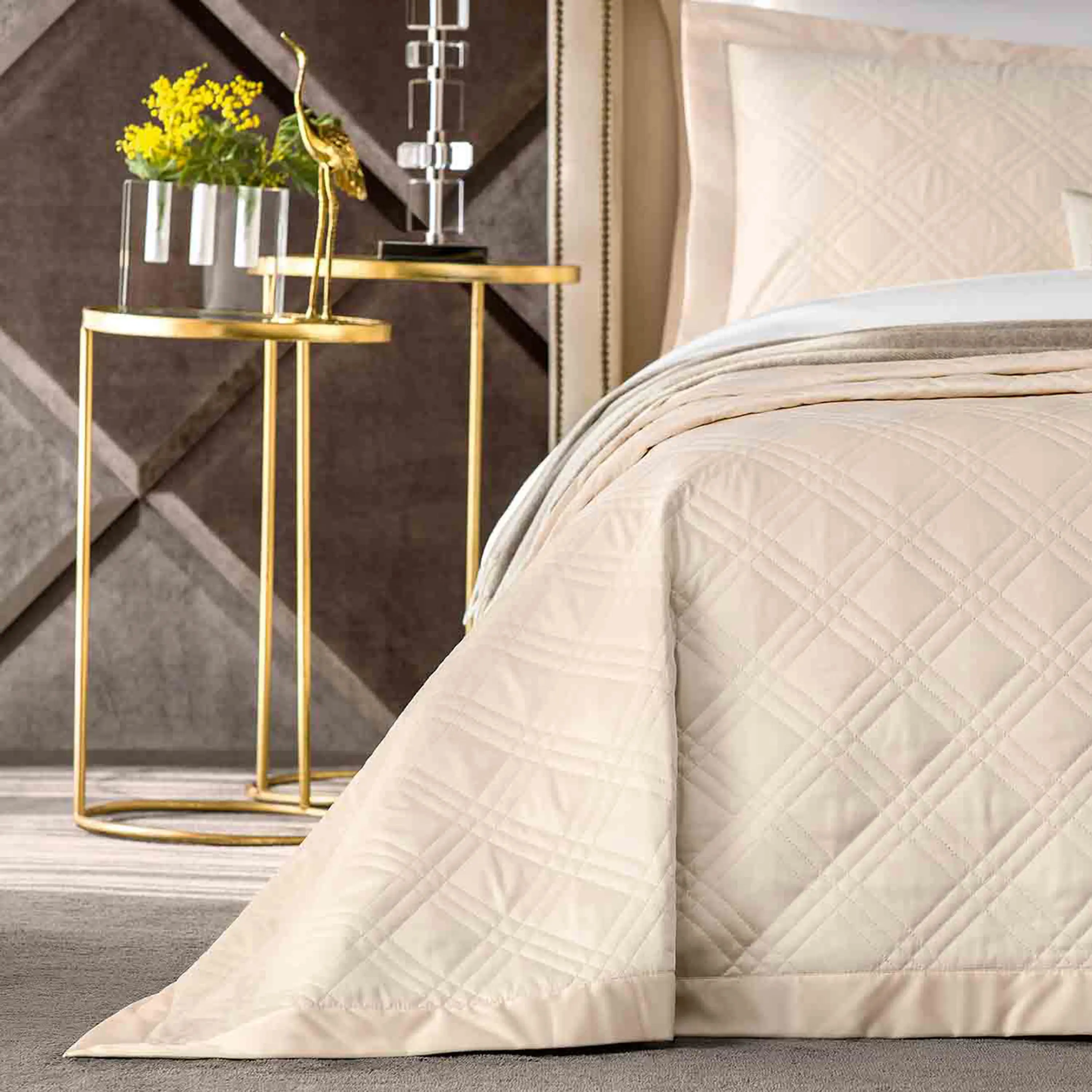 Bedspread - Orlean | Ecru | 102" x 102" - Image 2