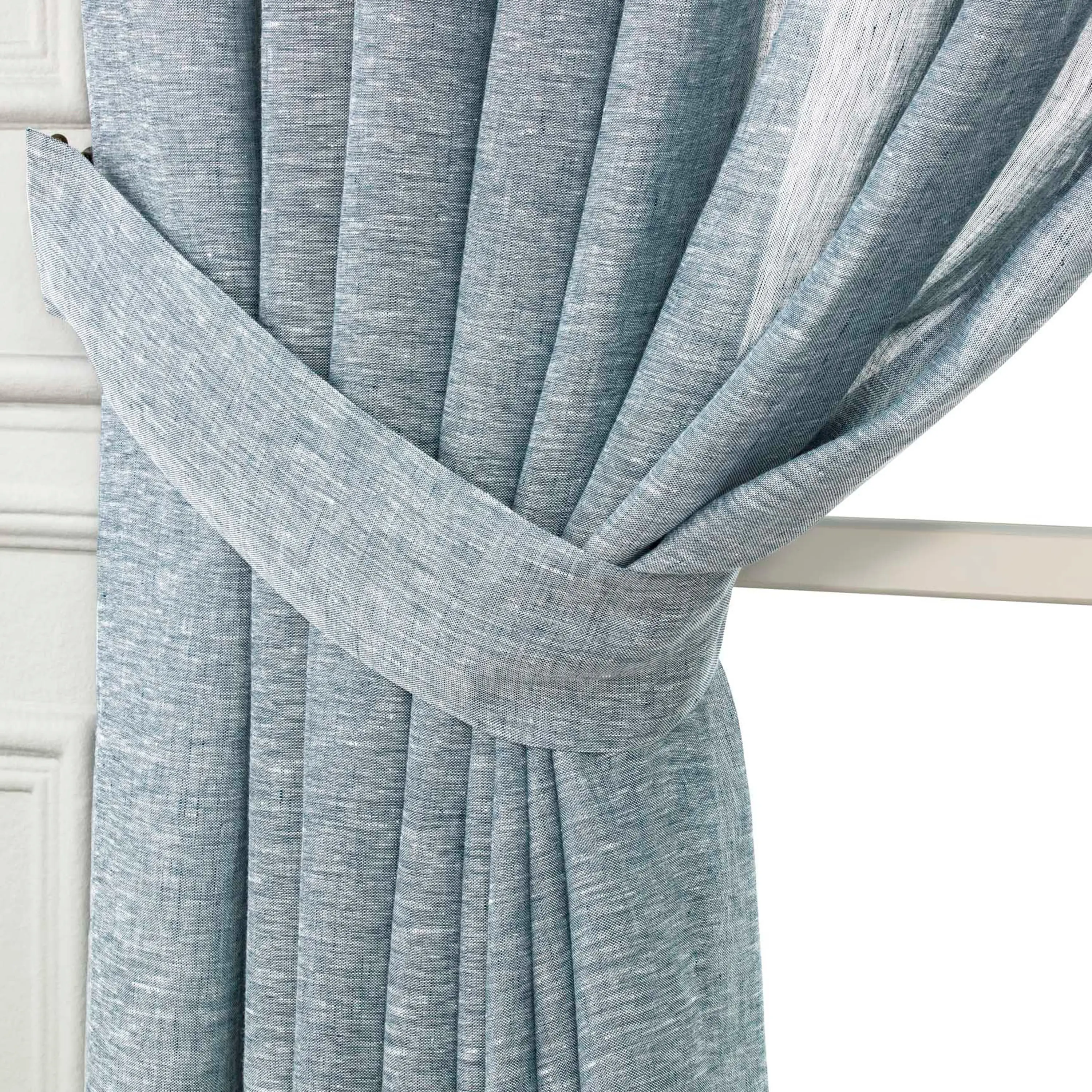 Curtains - Conrad | Blue | 98" x 118" - Image 2