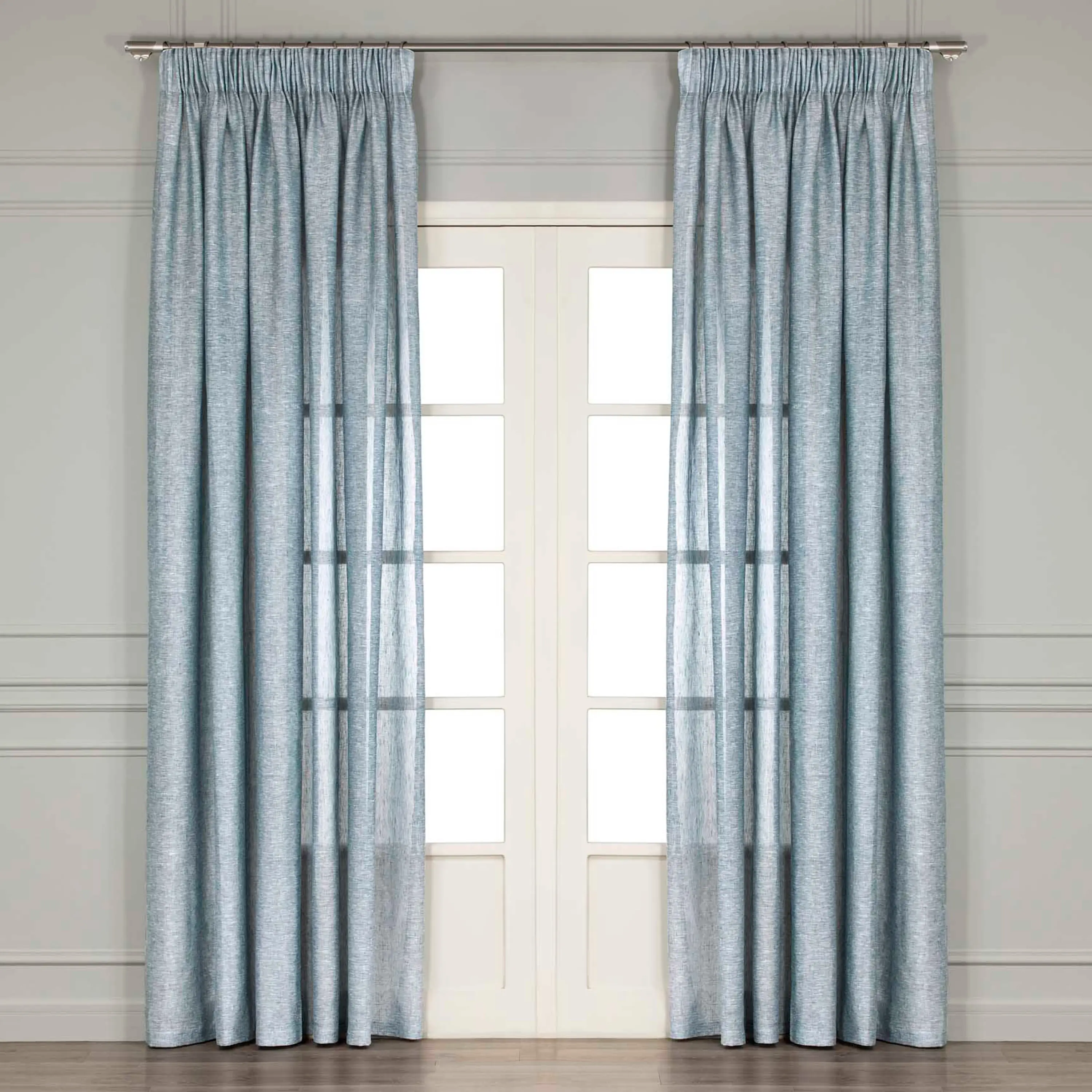 Curtains - Conrad | Blue | 98" x 118" - Image 5