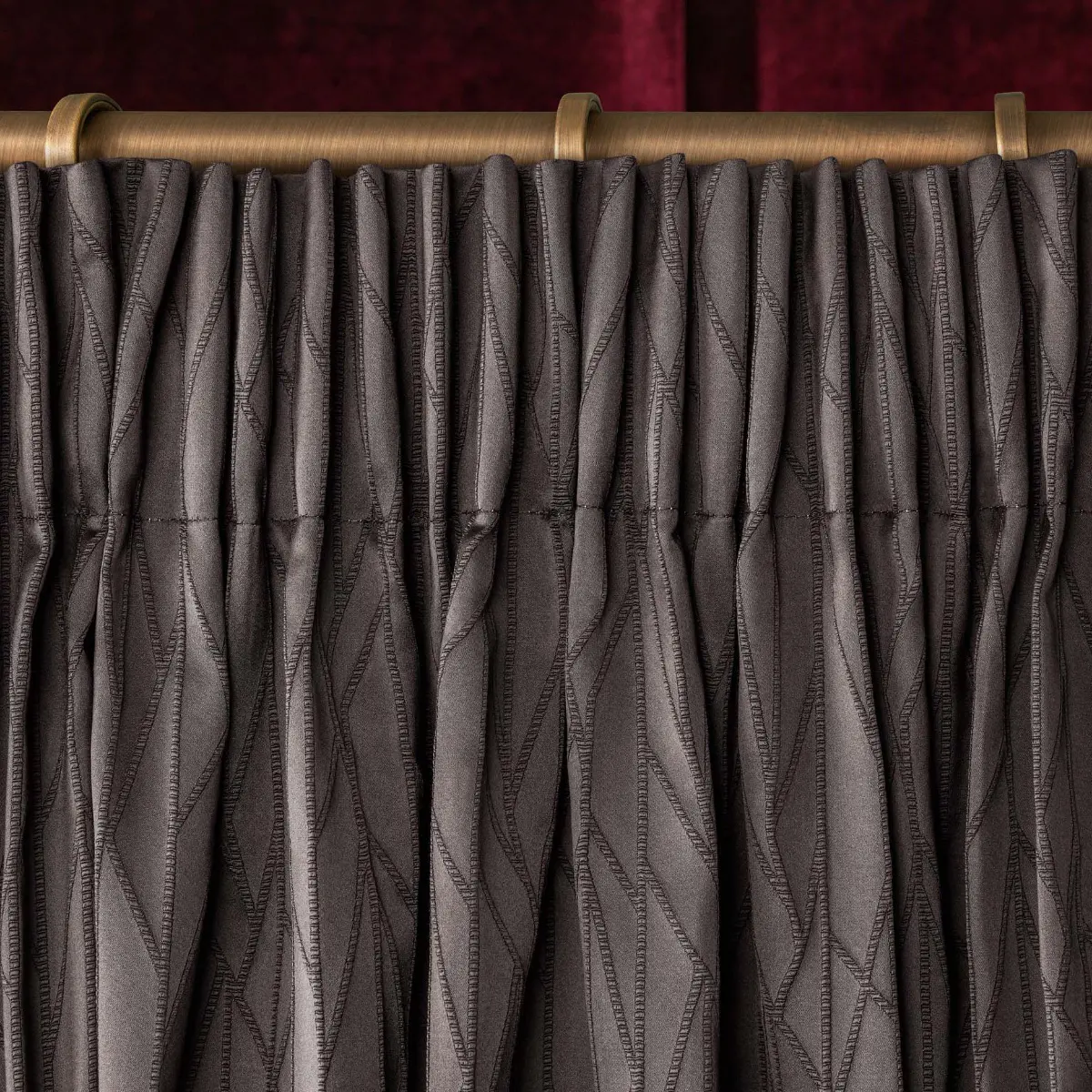 Curtains - Mariposa | Grey | 102" x 188" - Image 2