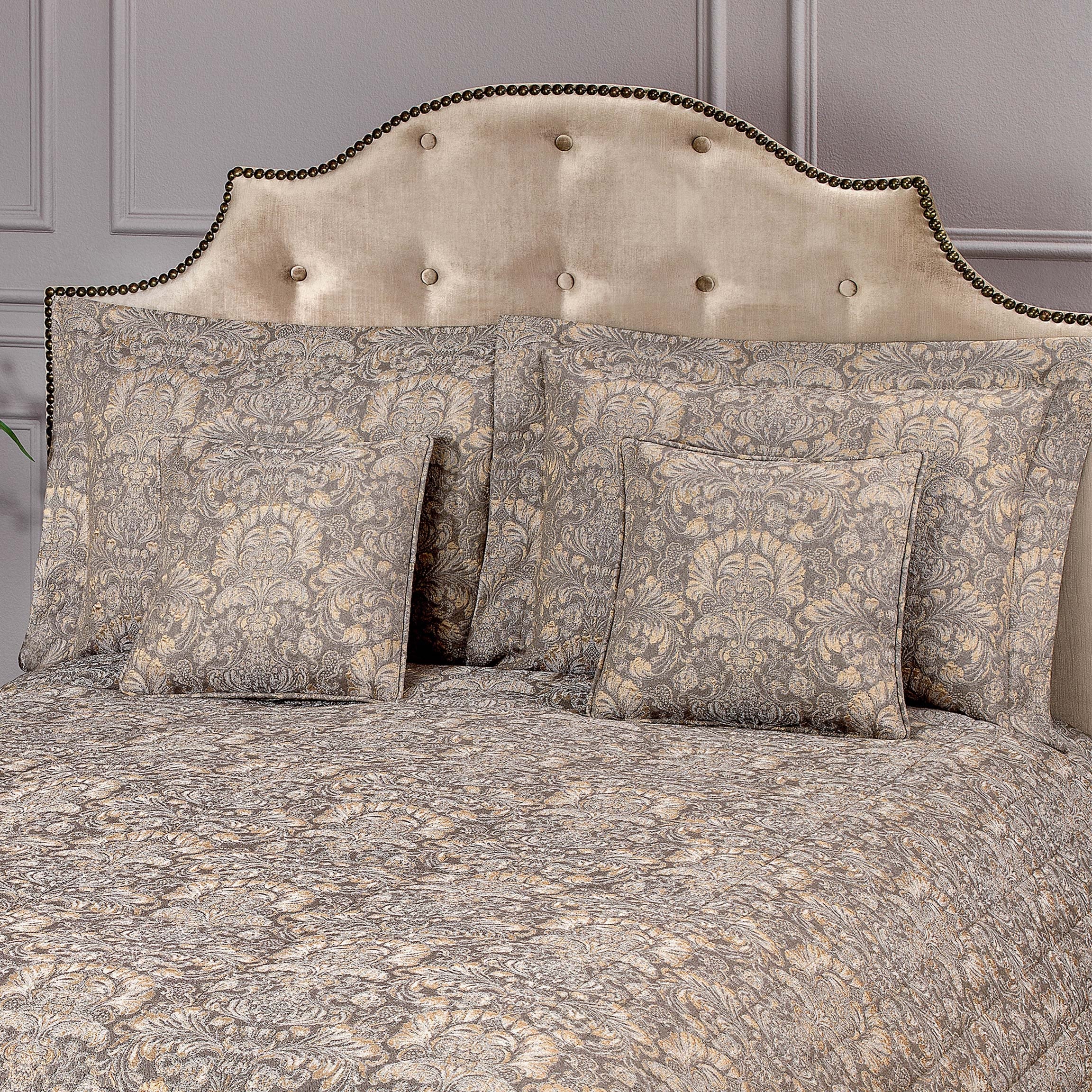 Decorative Pillowcase - Venice | Violet/Brown/Gold | 20" x 28" - Image 3