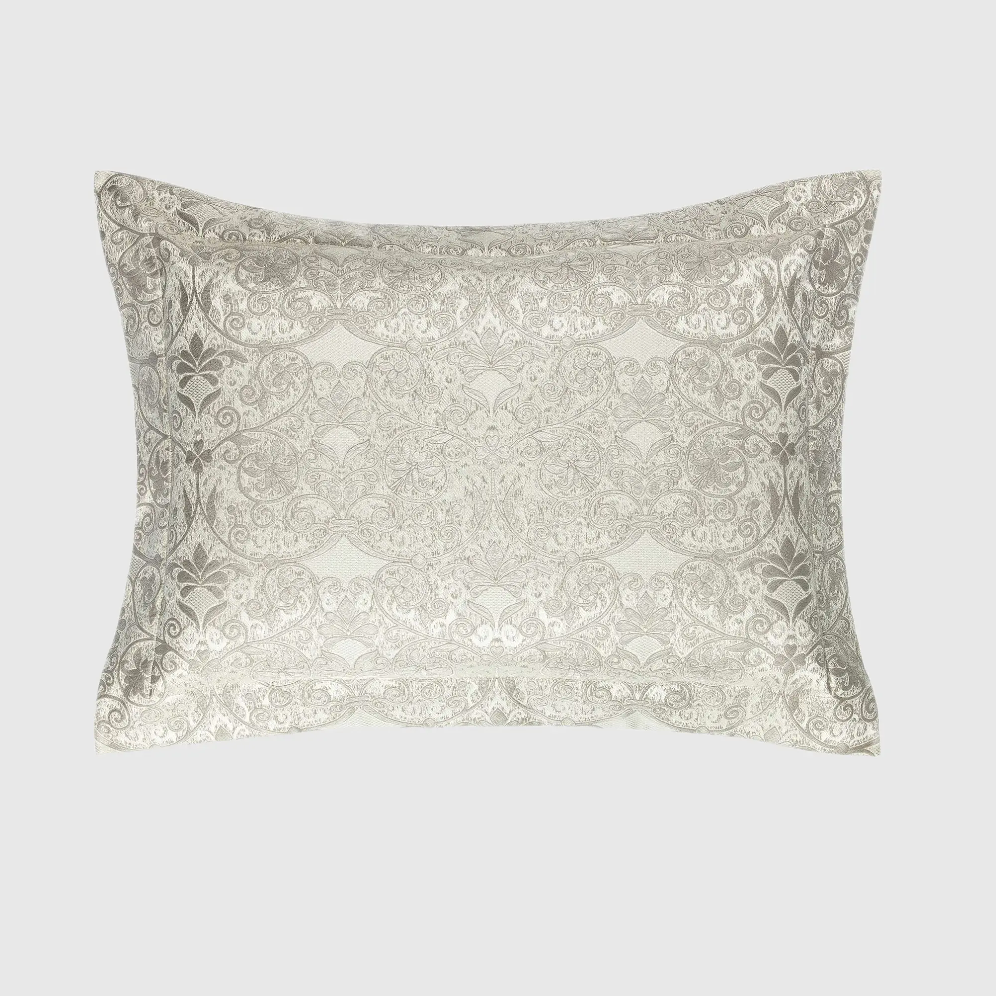 Decorative Pillowcase - Viardo | Silver/Light Grey | 16" x 16" - Image 2