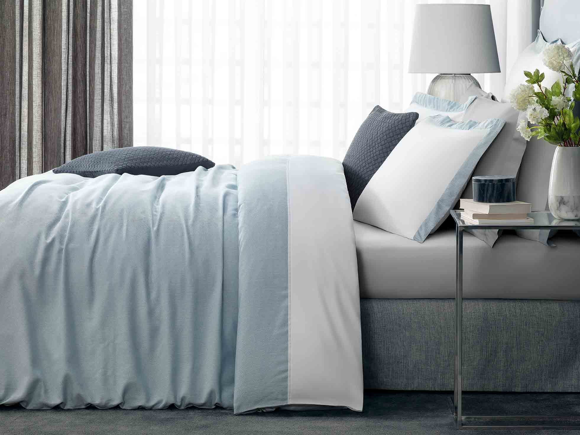 Duvet Cover - Maestro | White/Blue | Queen - Image 4