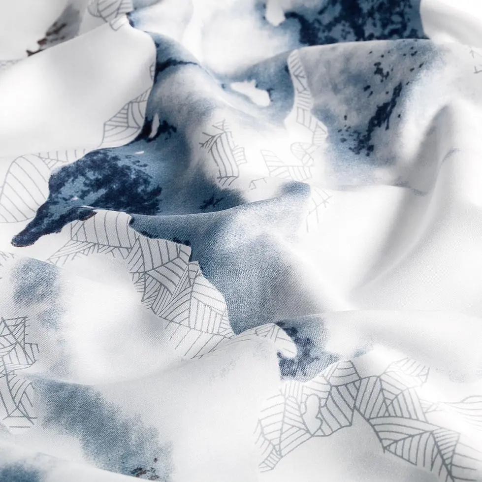 Duvet Cover - Magellan | White/Blue | Full - Image 4
