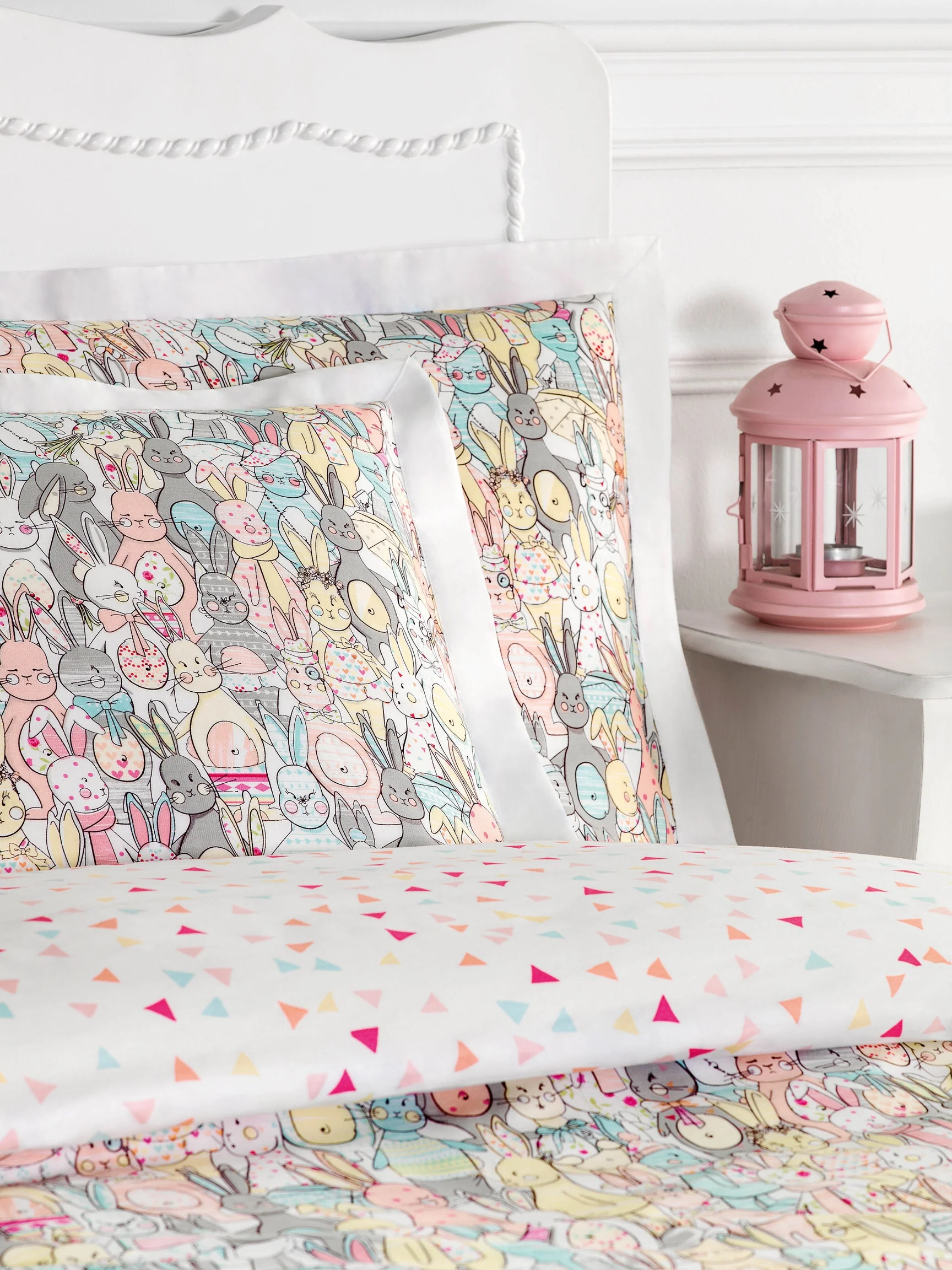 Duvet Cover - Merry Baby Rabits | Multicolor | Single - Image 3