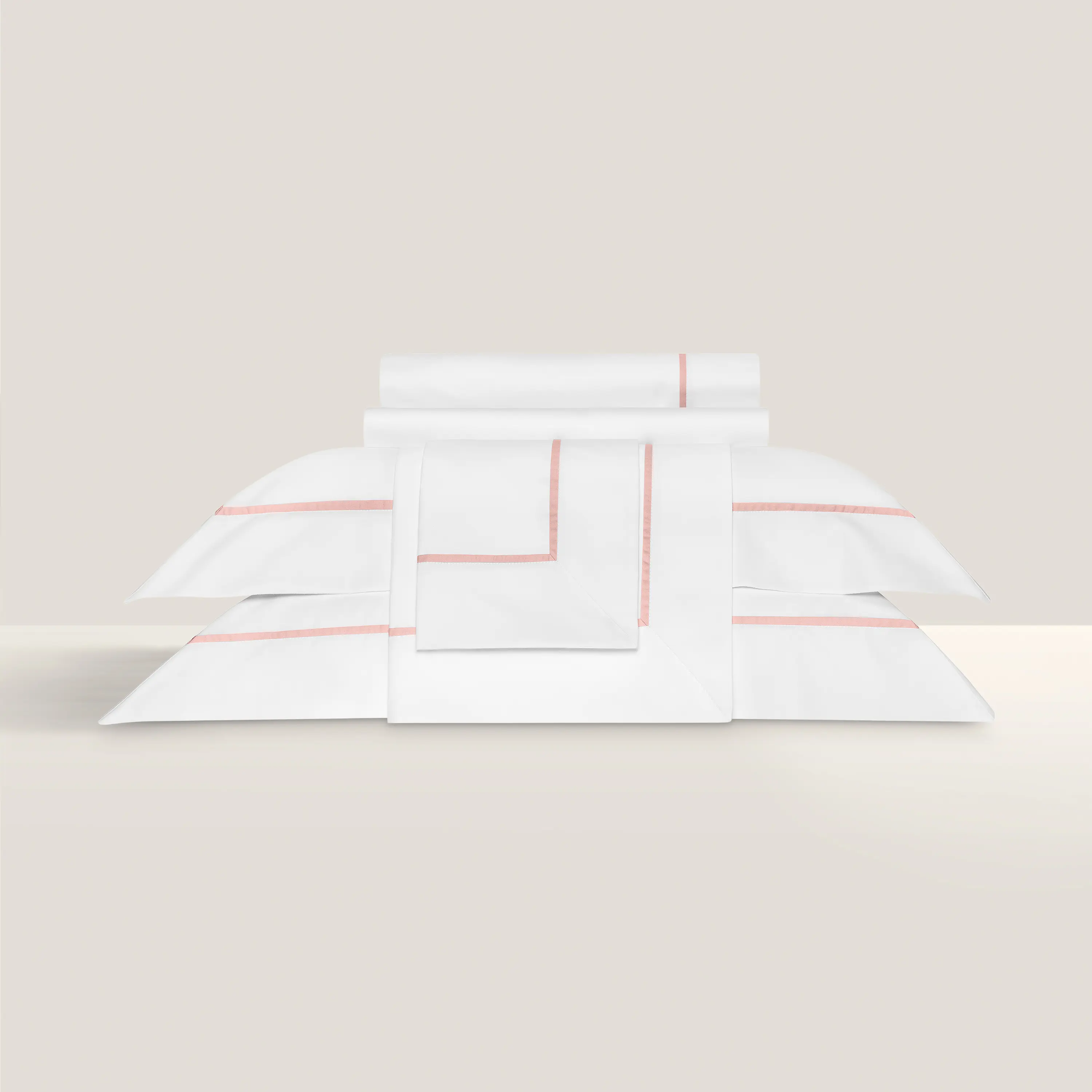Duvet Cover - Plaza | White/Pink | Single - Image 3