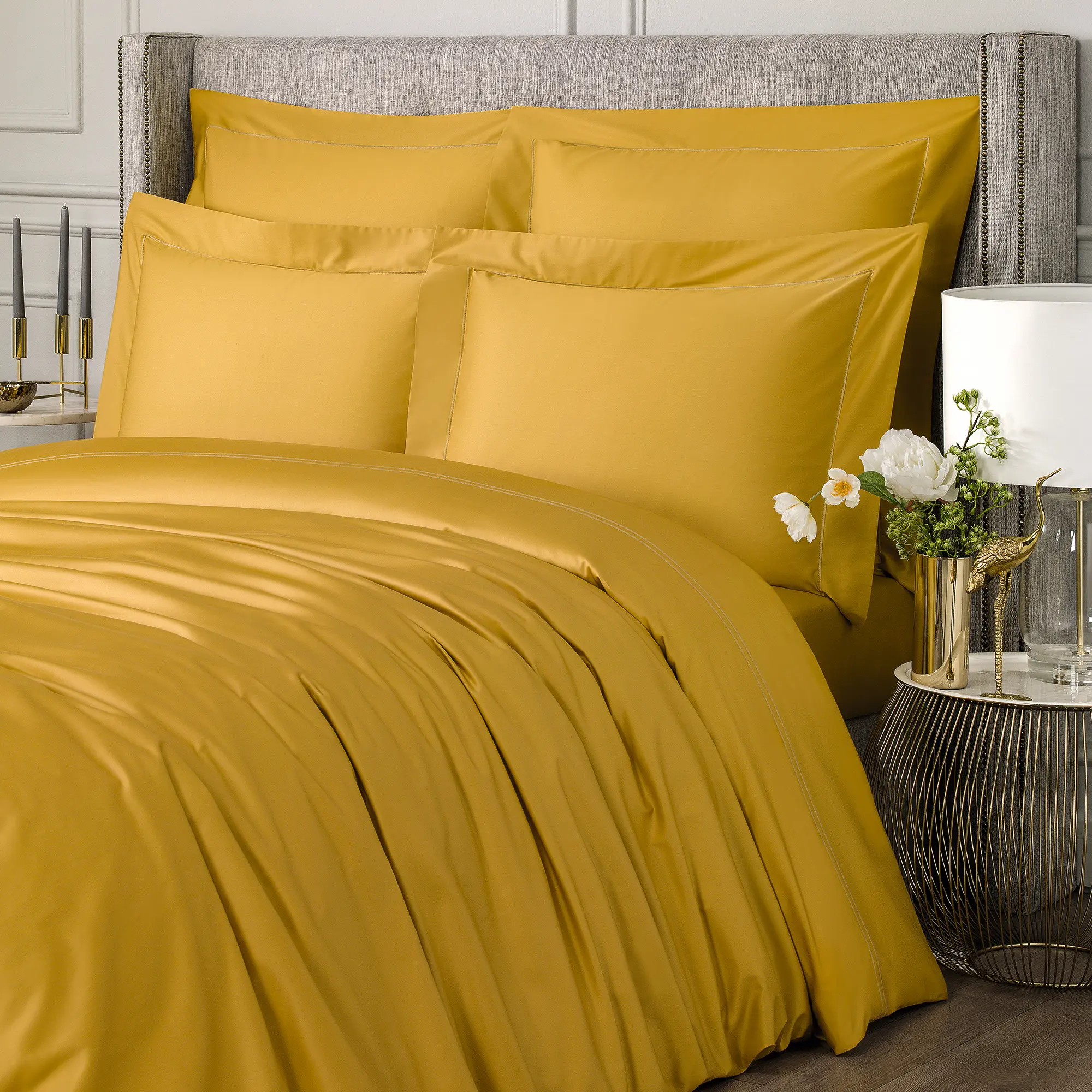 Duvet Cover - Rhapsody | Yellow | Super King