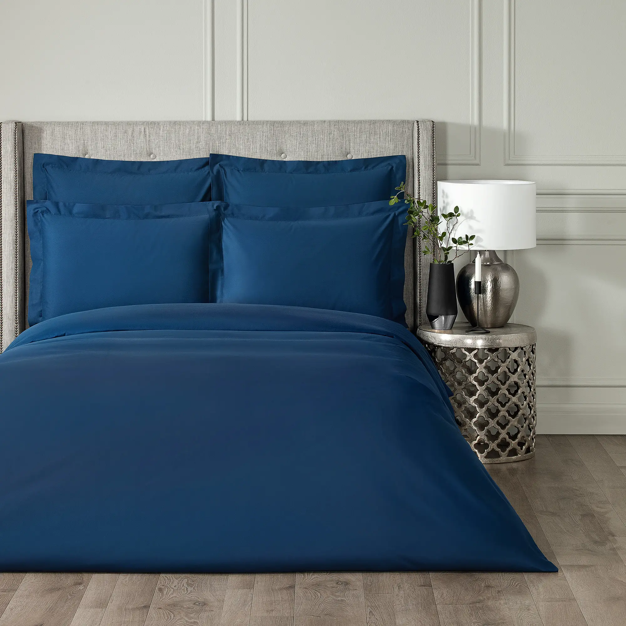 Duvet Cover - Royal | Grey | Super King