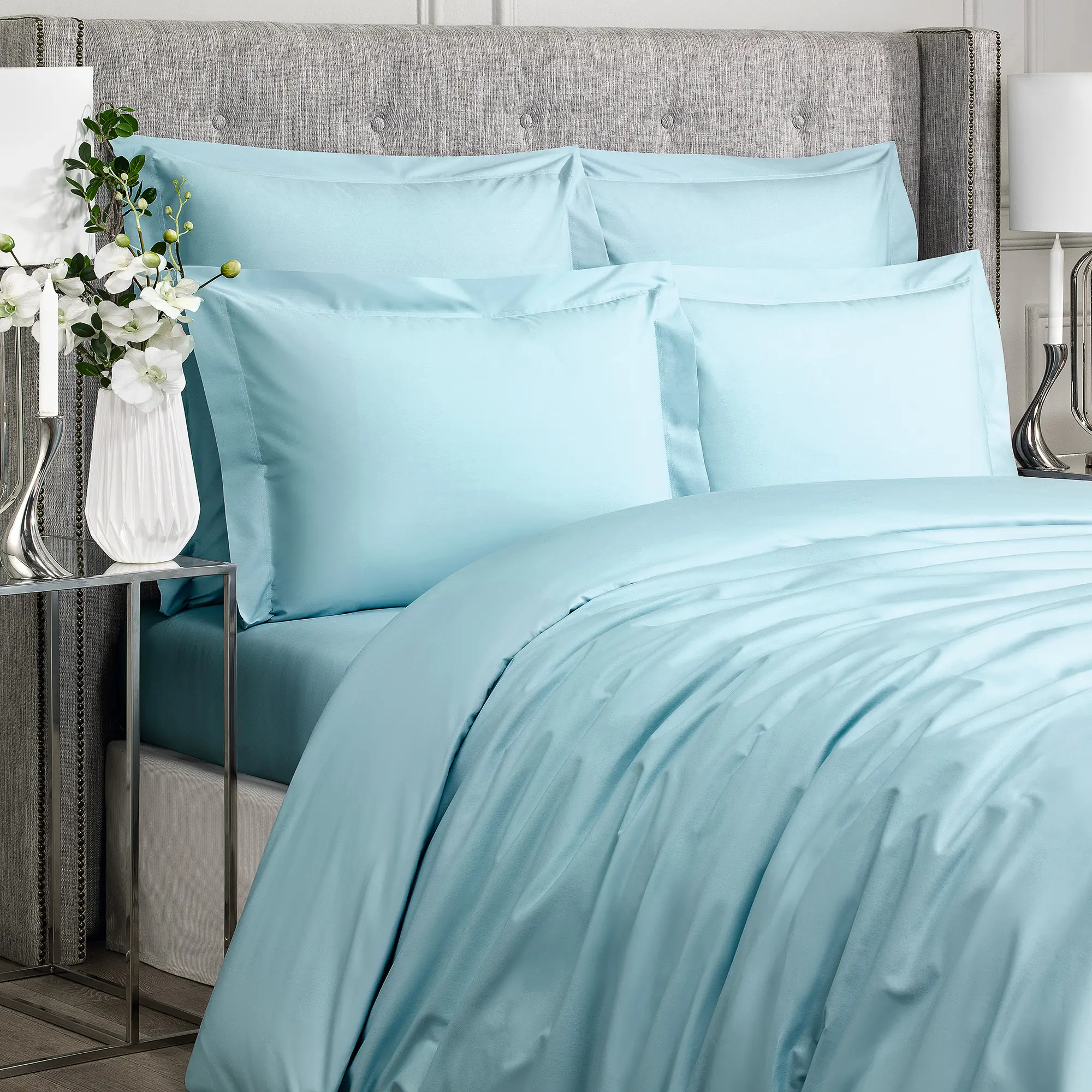 Duvet Cover - Royal | Light Blue | Twin - Image 4