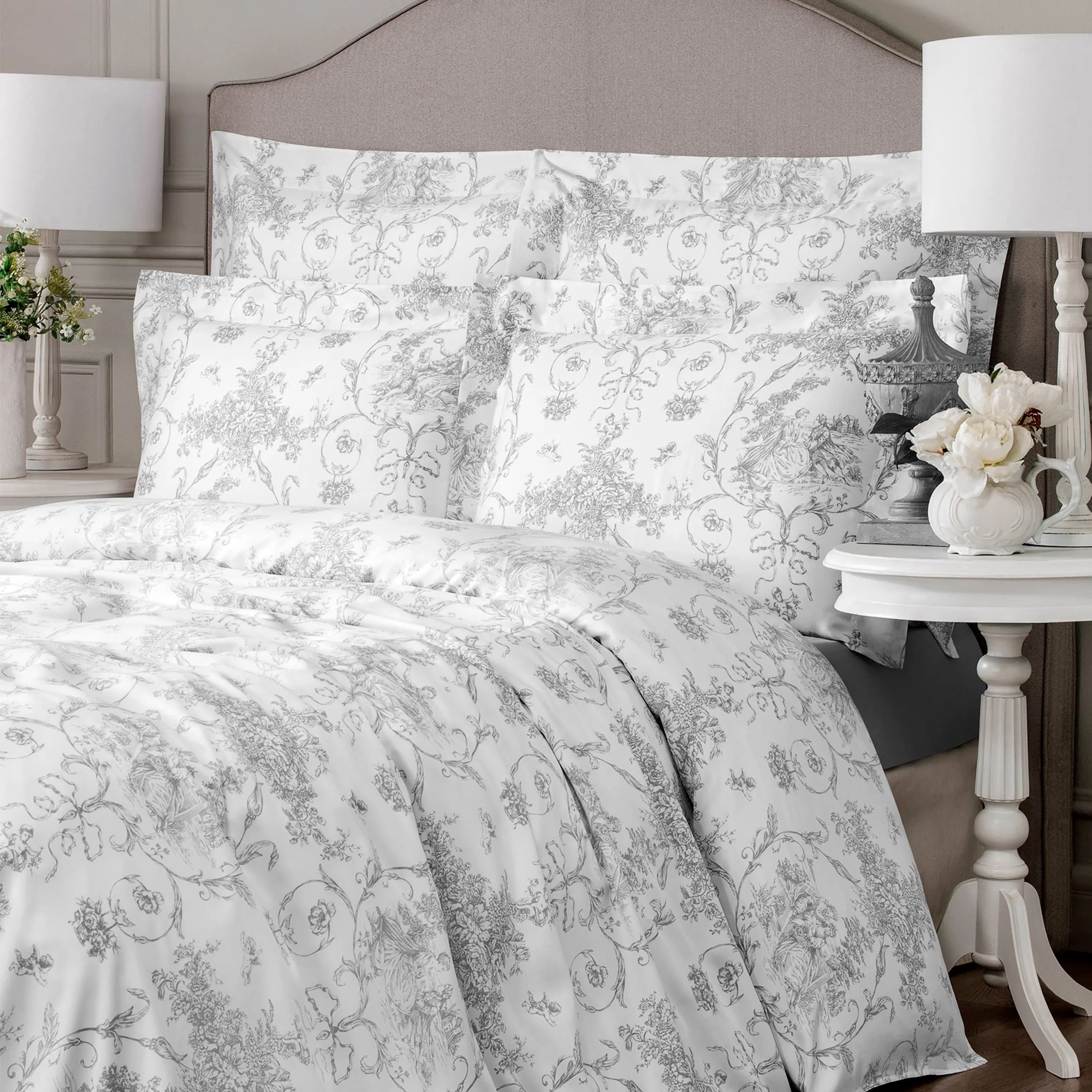 Fitted Sheet - Ellis | Brown | Full - Image 2