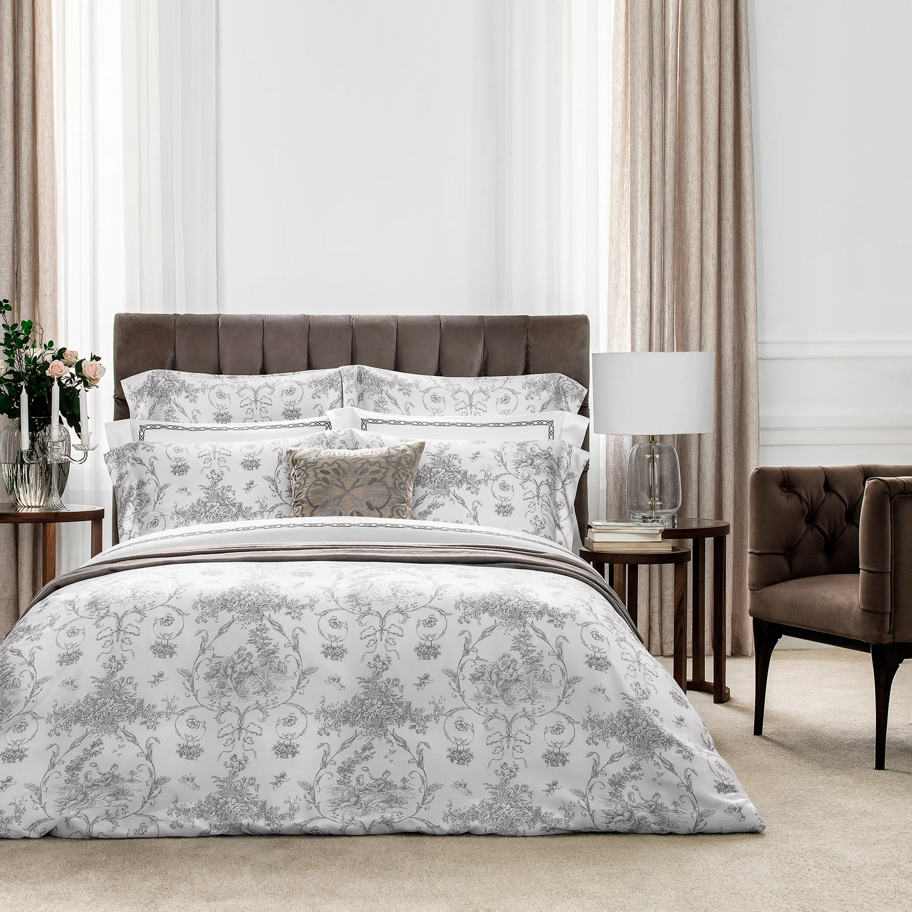 Fitted Sheet - Ellis | Brown | Full - Image 3