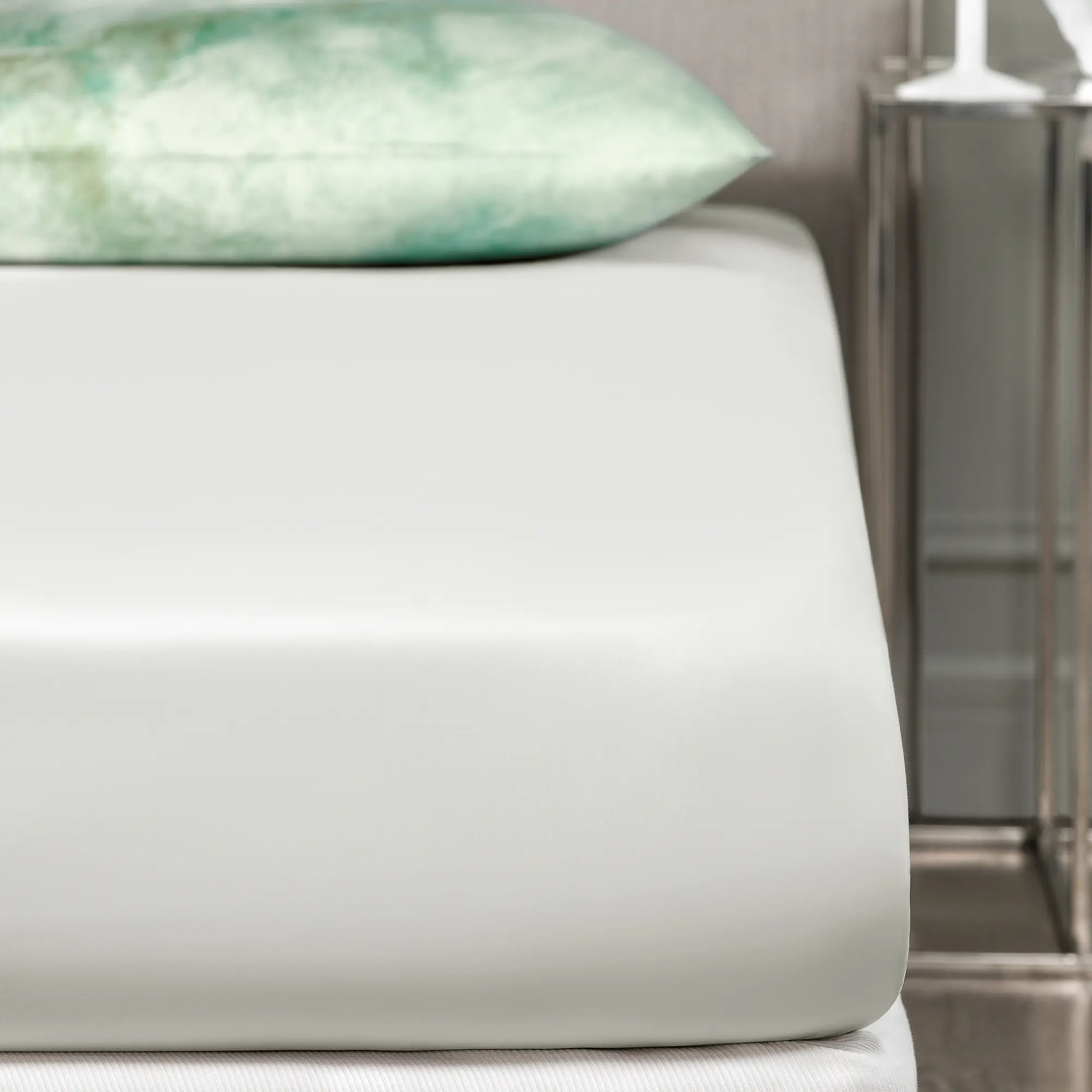 Fitted Sheet - Terra | Light Grey | Queen