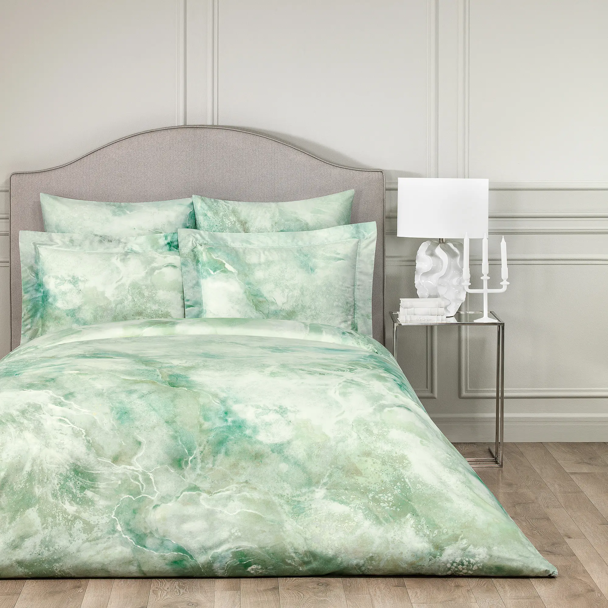 Fitted Sheet - Terra | Light Grey | Queen - Image 2