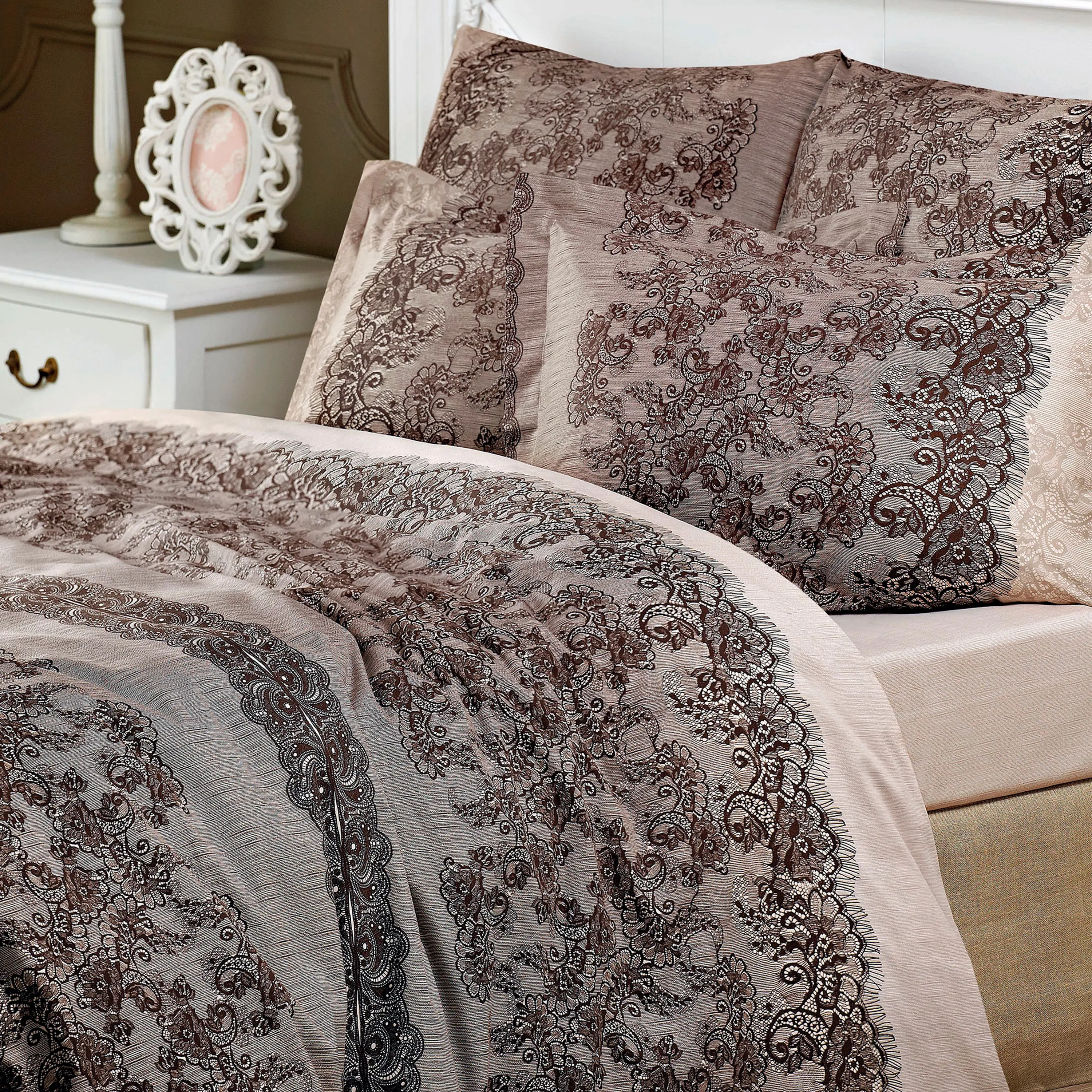 Flat Sheet - Ajur | Beige | Twin