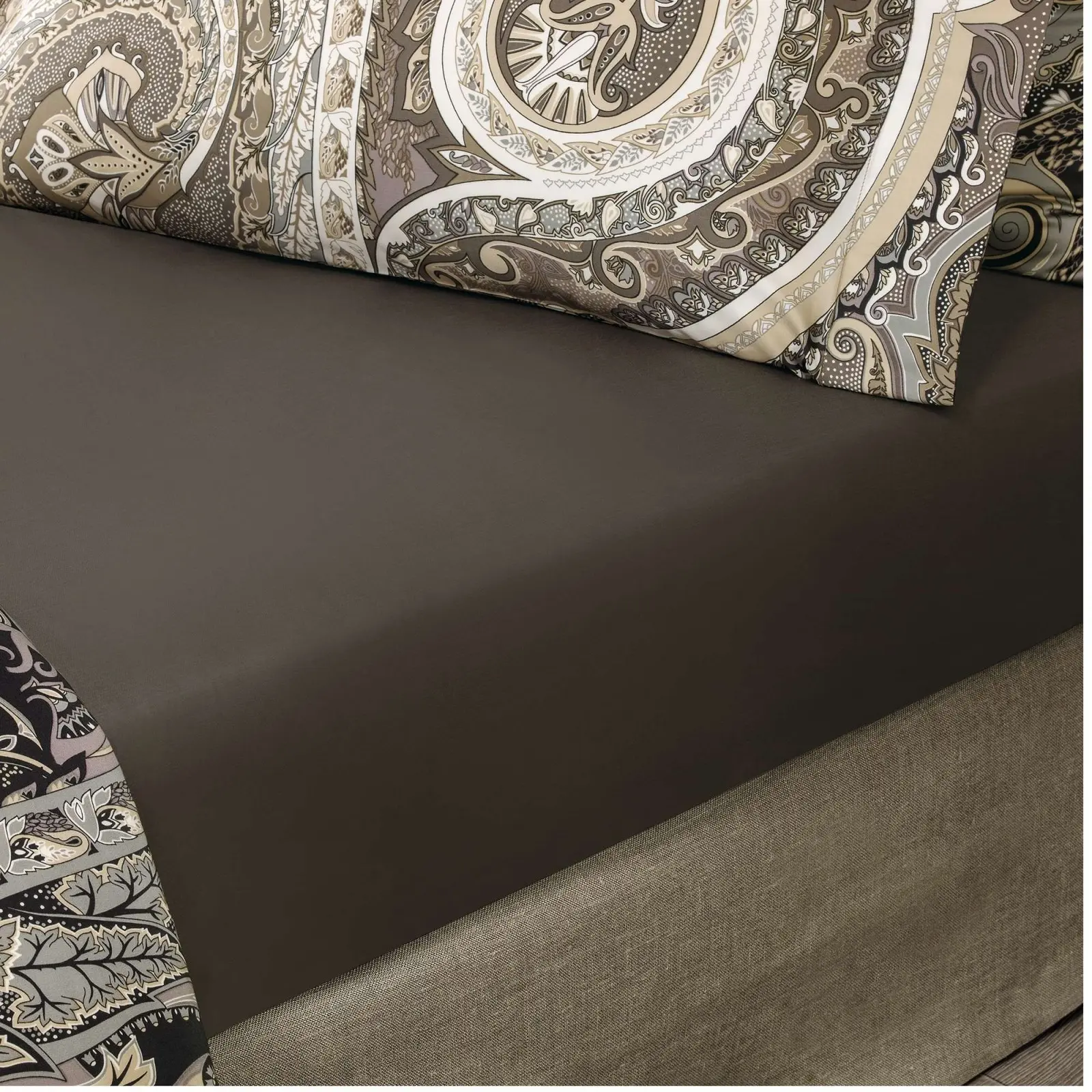 Flat Sheet - Amrita | Brown | Queen