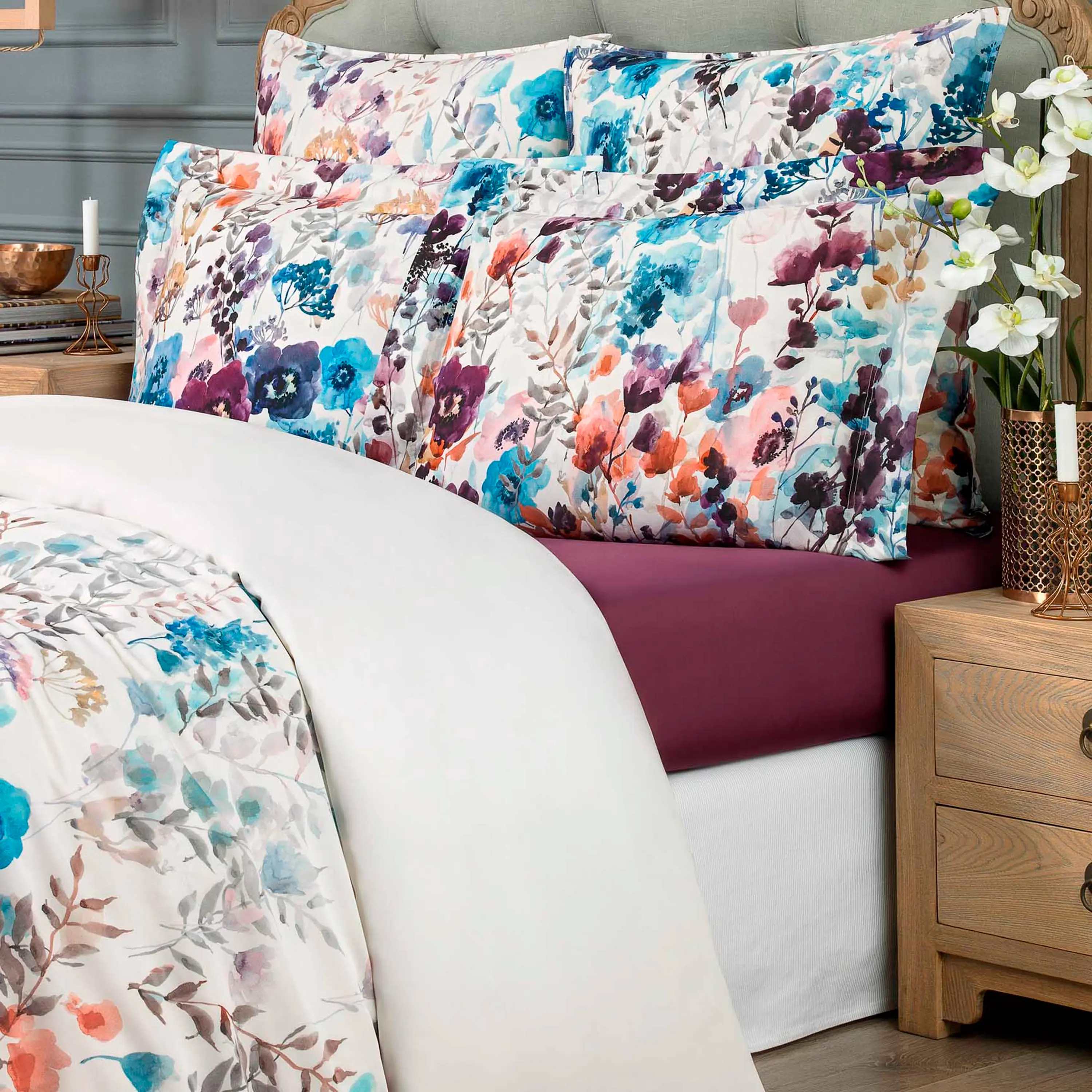 Flat Sheet - Annabel | Violet | Queen - Image 4