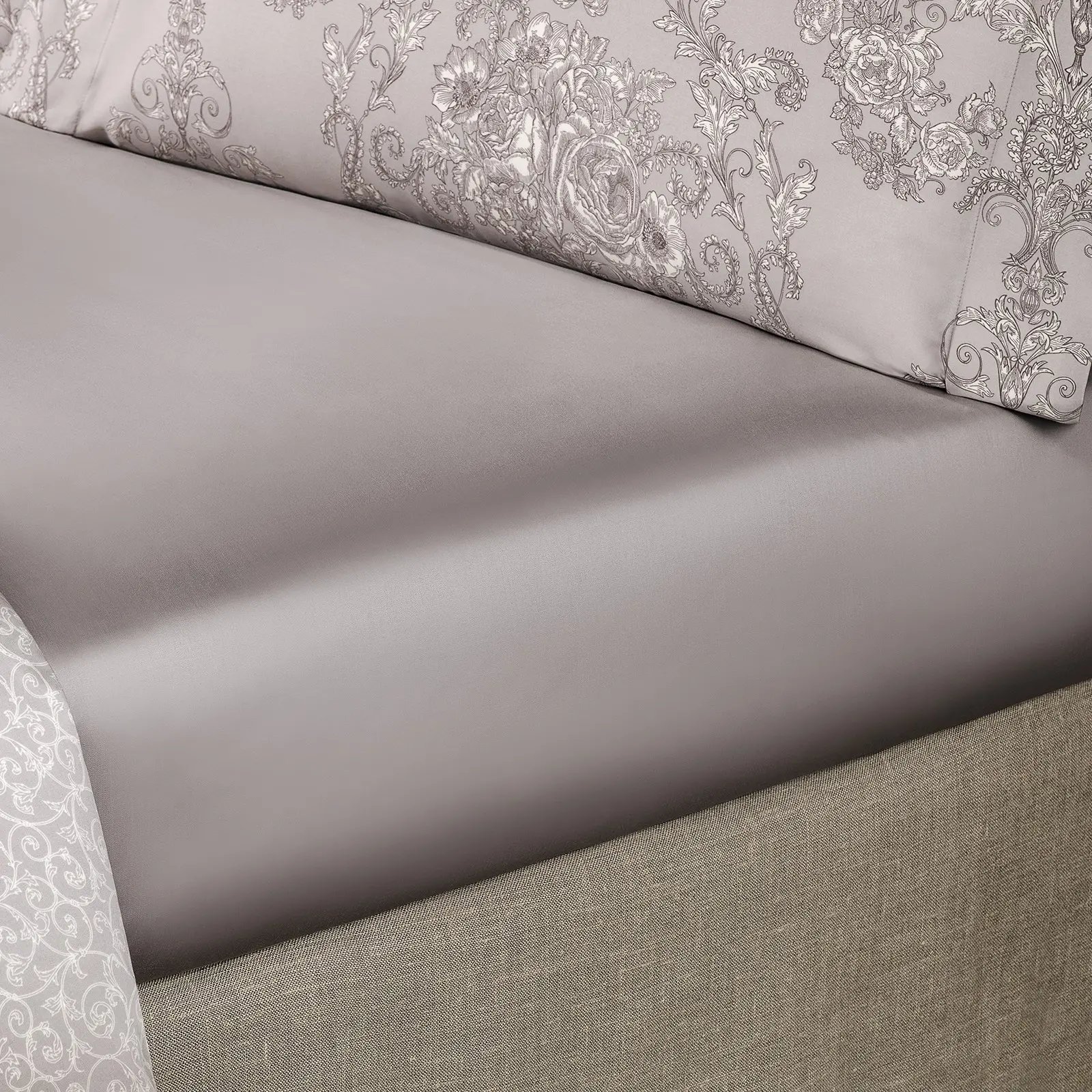 Flat Sheet - Chantale | Grey | Twin