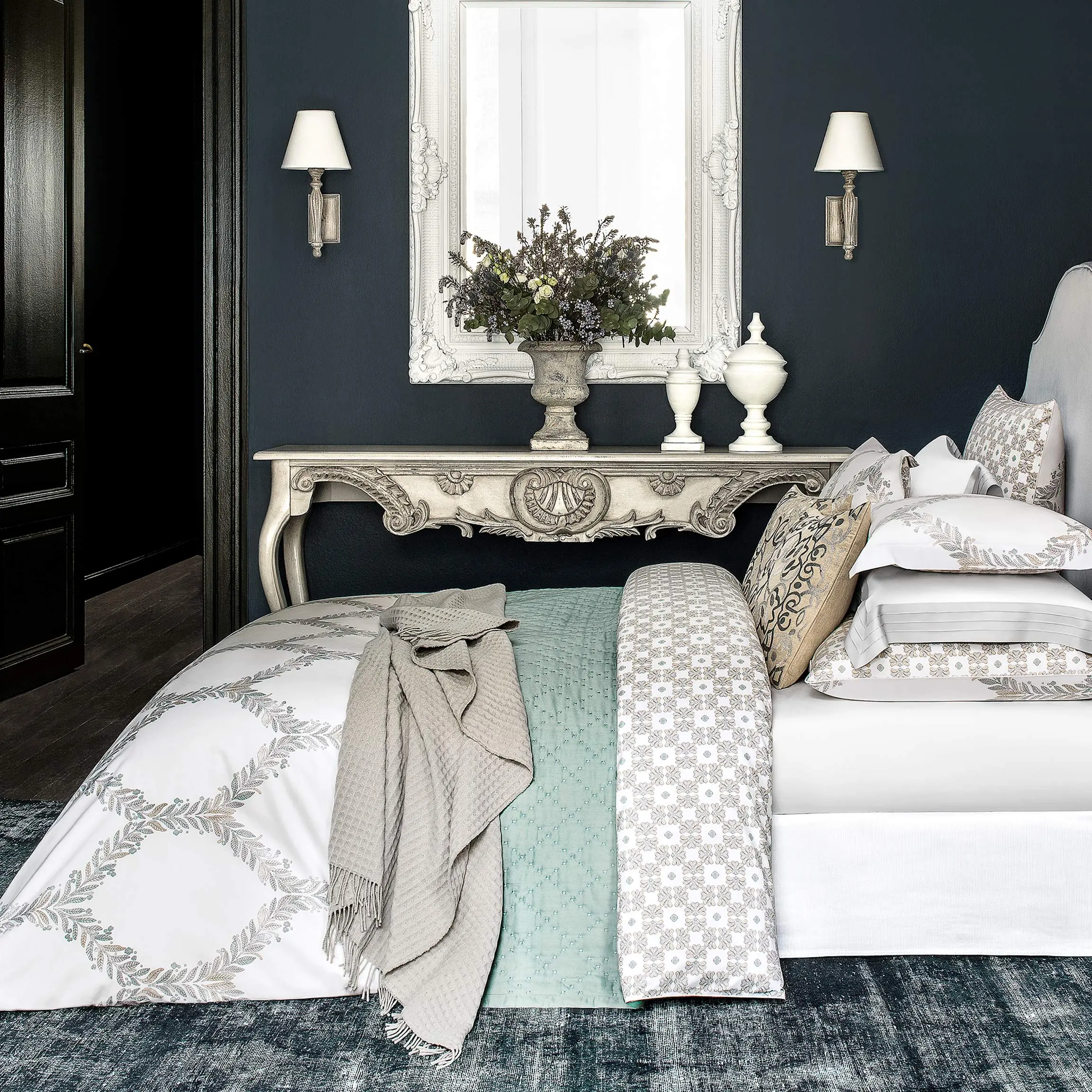 Flat Sheet - Chloe | White | Twin - Image 4