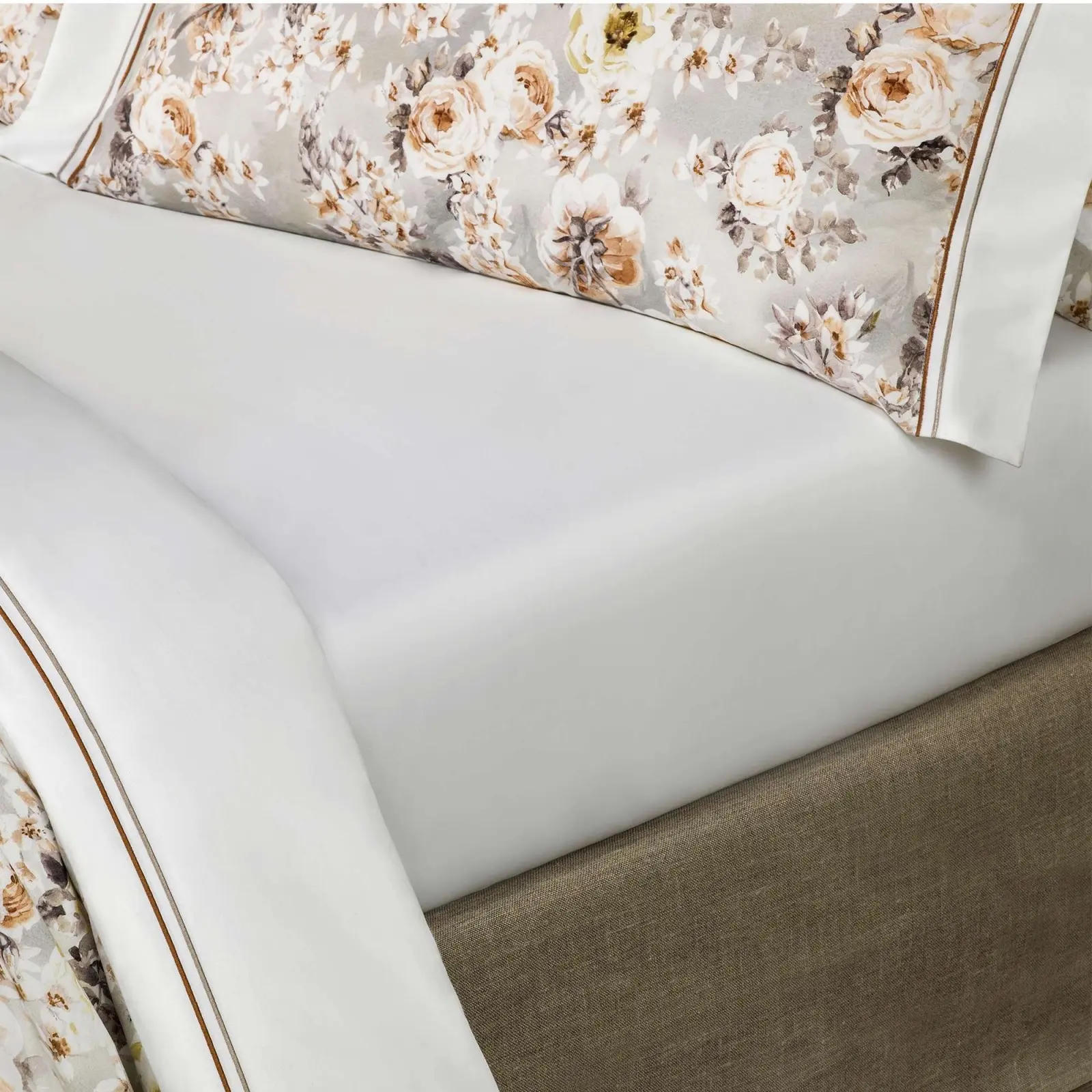 Flat Sheet - Emmie | White | Twin