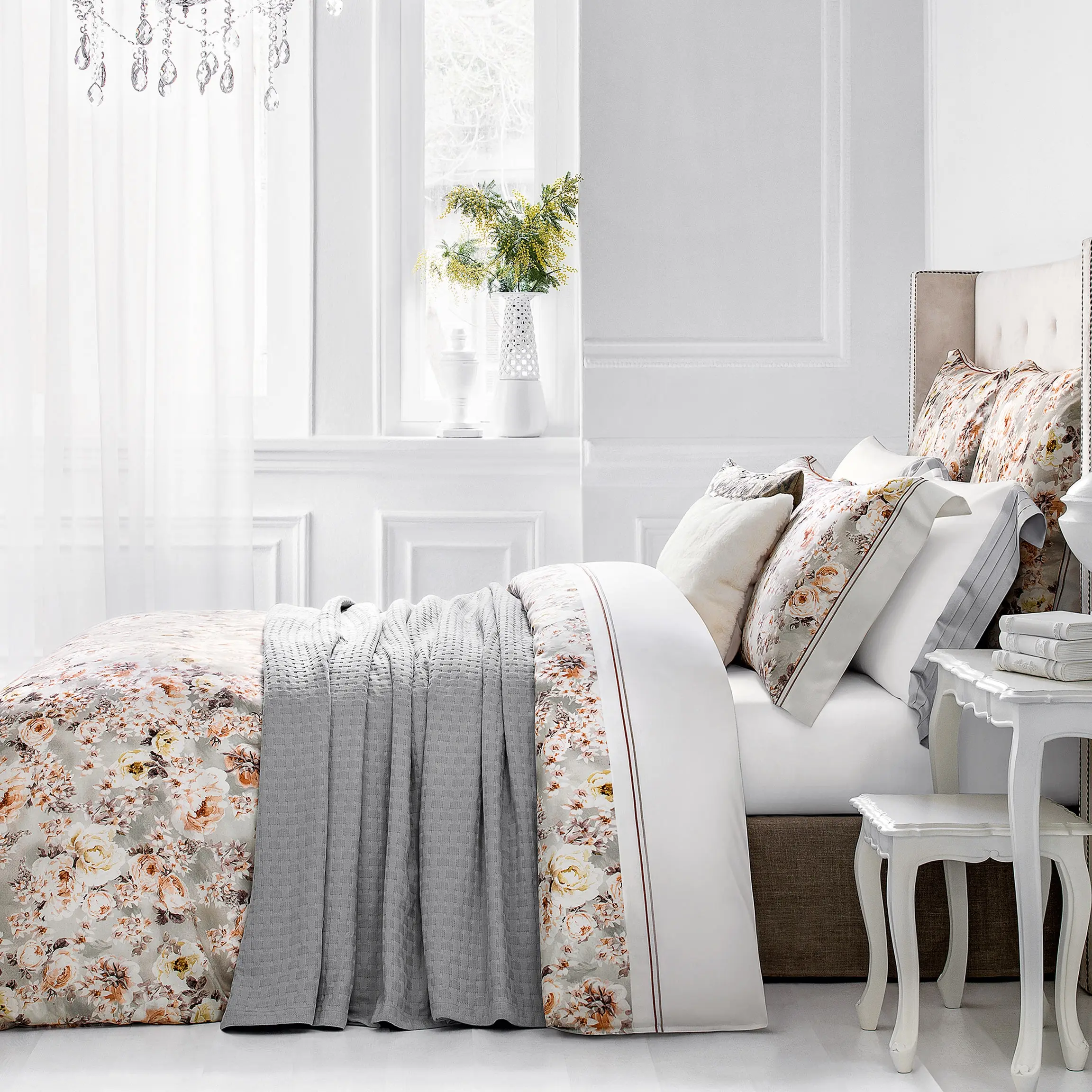 Flat Sheet - Emmie | White | Twin - Image 4