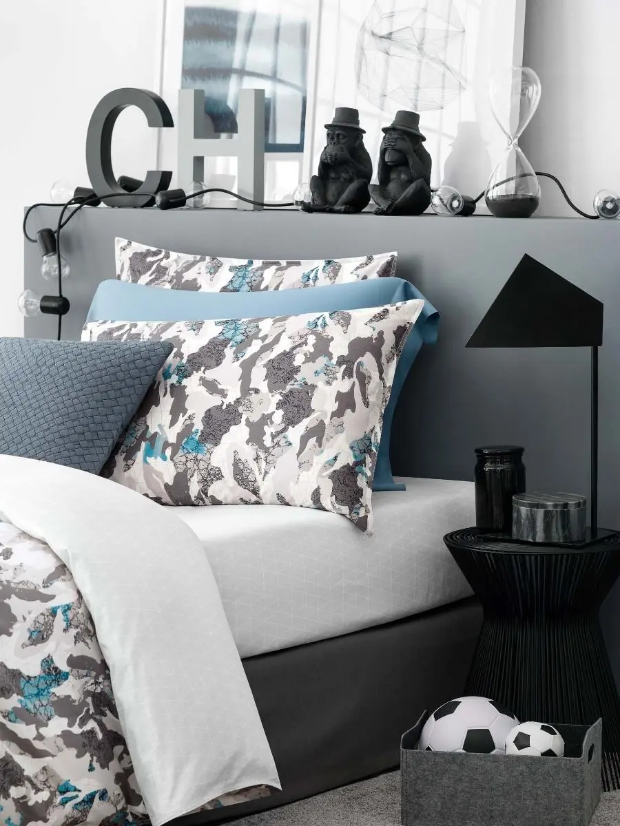 Flat Sheet - Flint | White | Full - Image 5